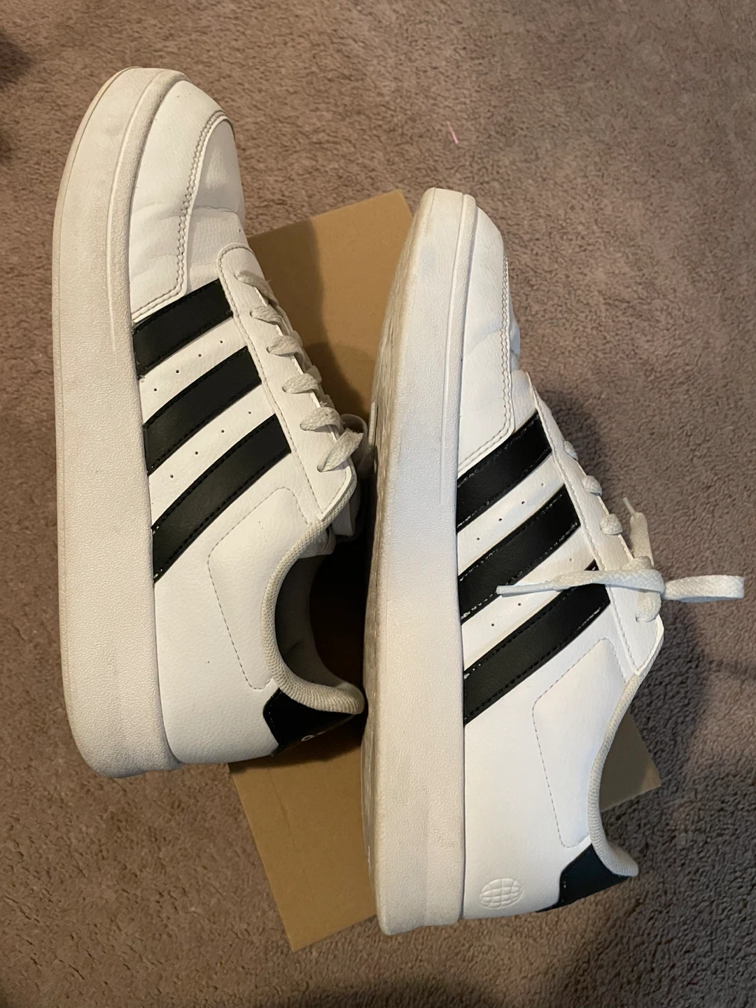 Adidas White Black Sneakers - photo 2