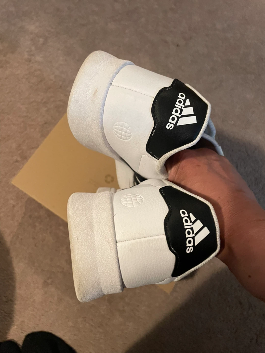 Adidas White Black Sneakers - photo 4