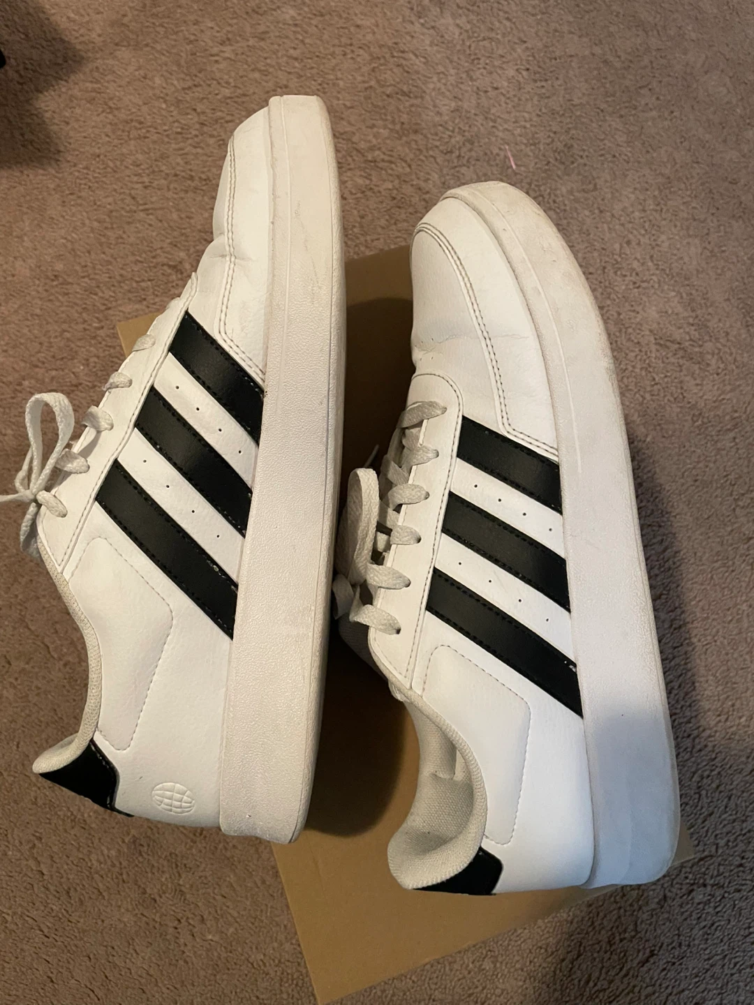 Adidas White Black Sneakers - photo 3