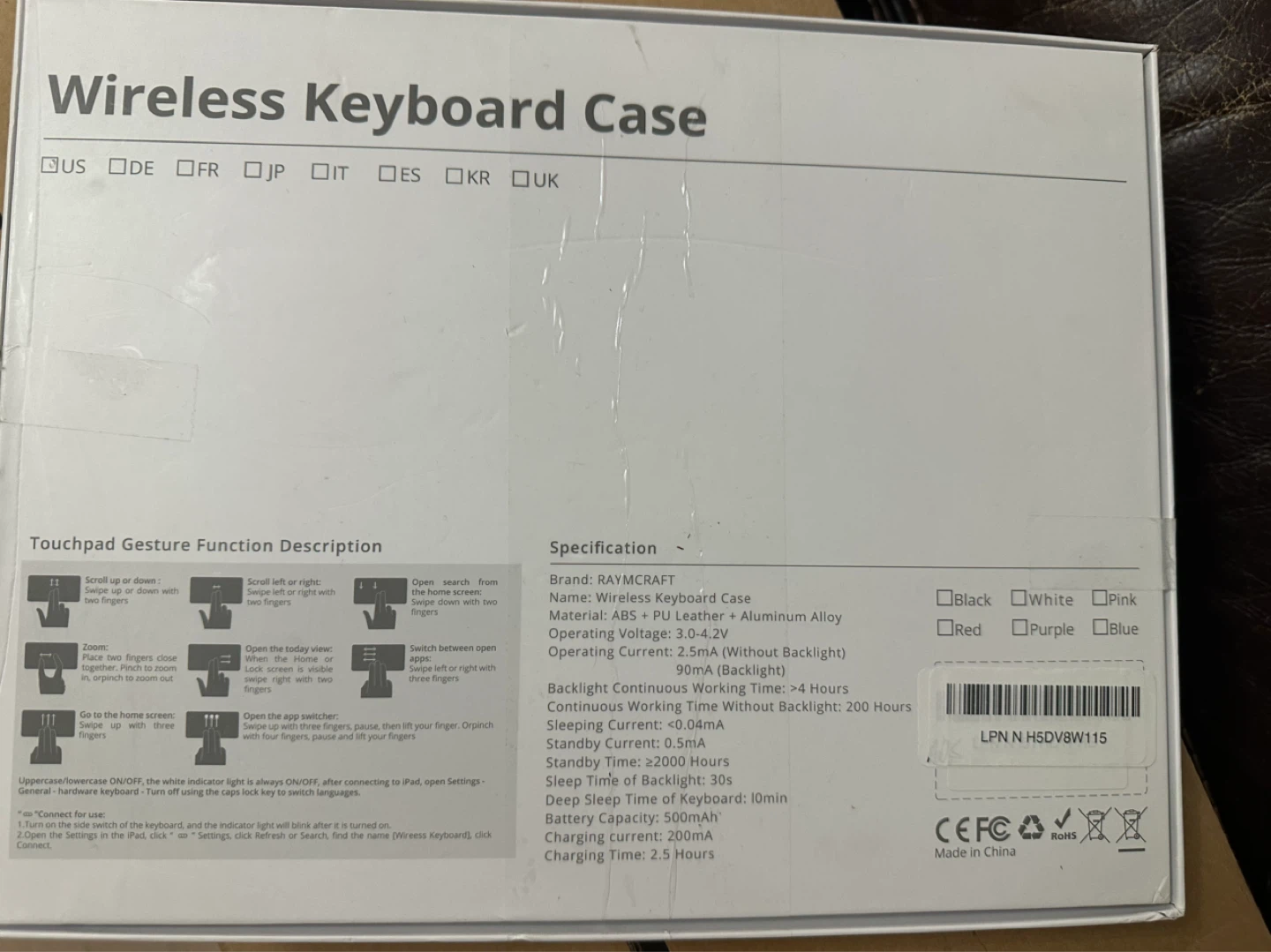 RAYMCRAFT Wireless Keyboard Case - photo 2