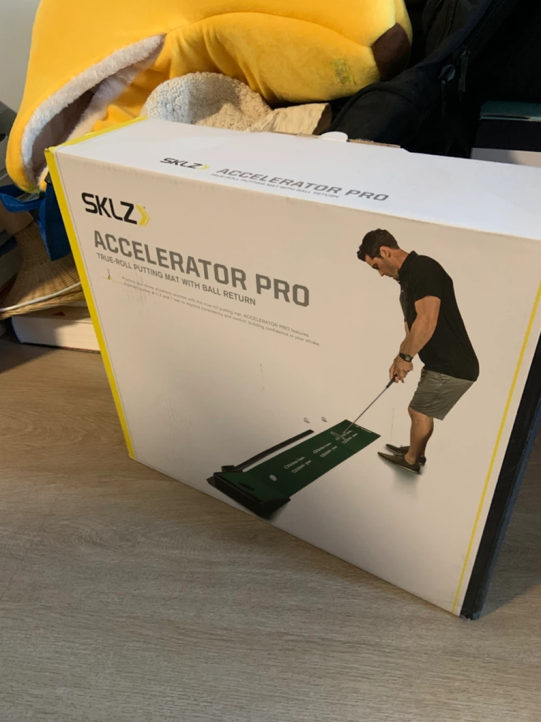 Putting Mat with Ball Return