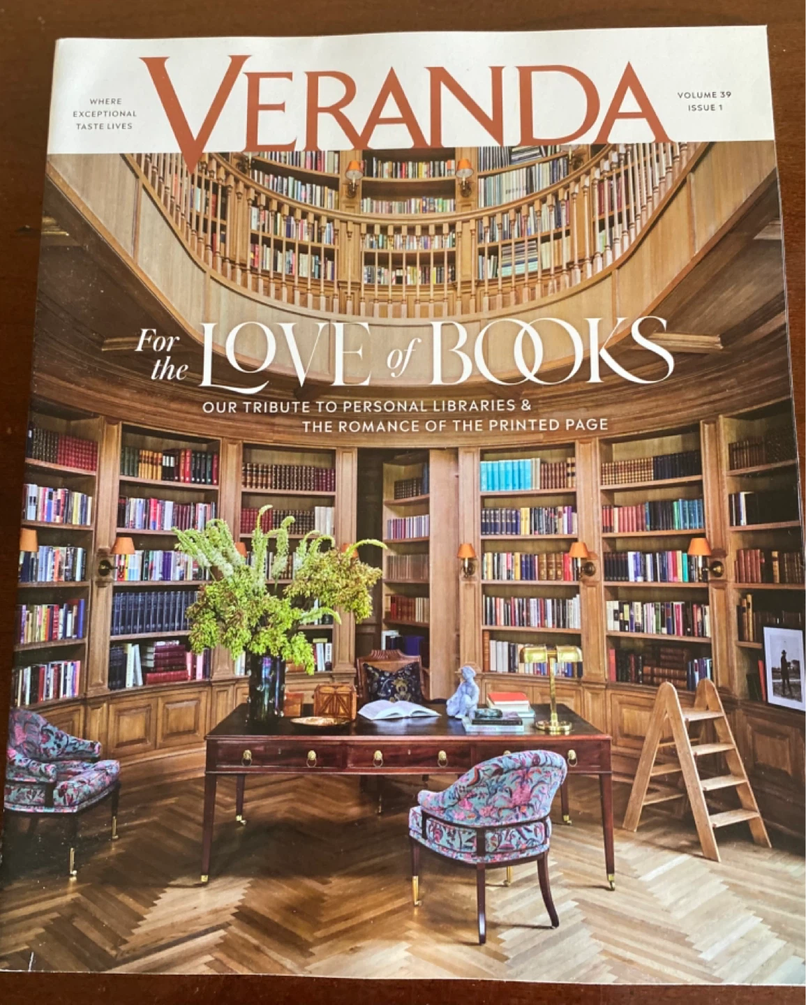 Veranda Magazine - For the Love of Books
