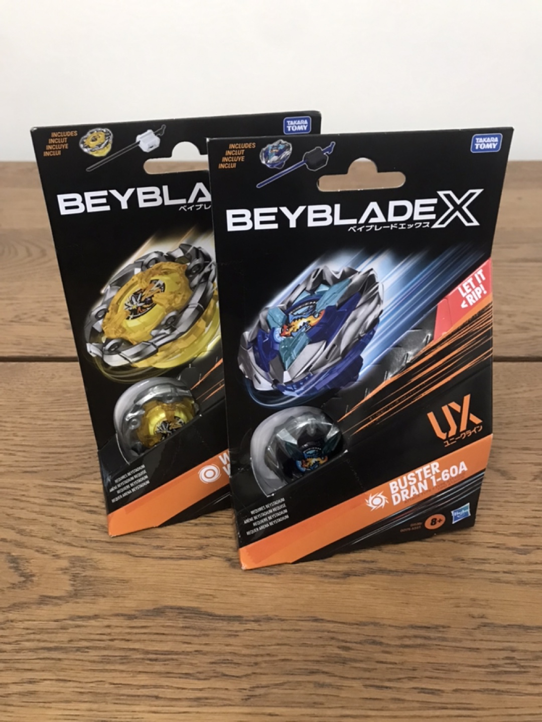 (Two for $20) Beyblade X Buster Dran & Wand Wizard