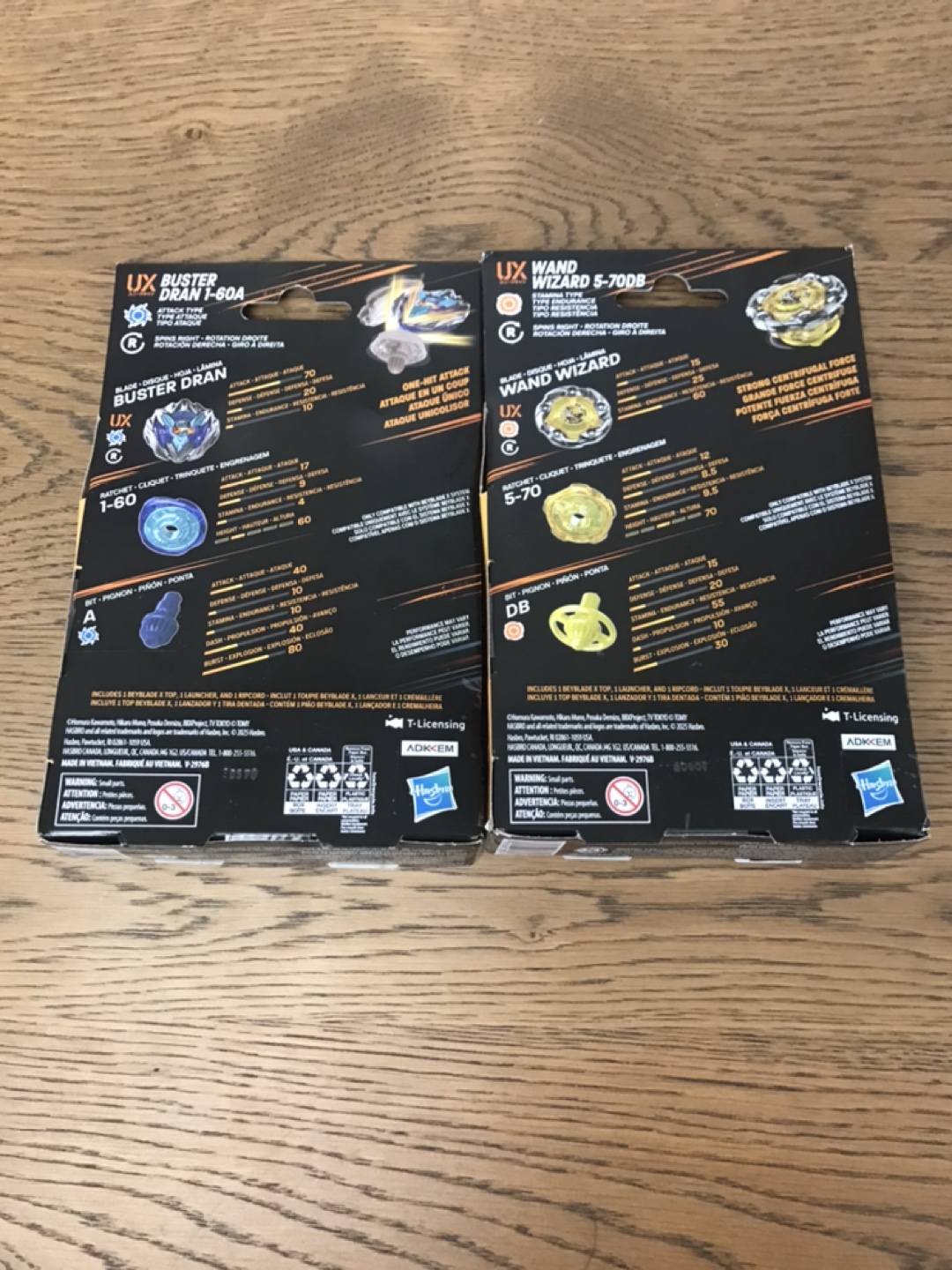 (Two for $20) Beyblade X Buster Dran & Wand Wizard - photo 3