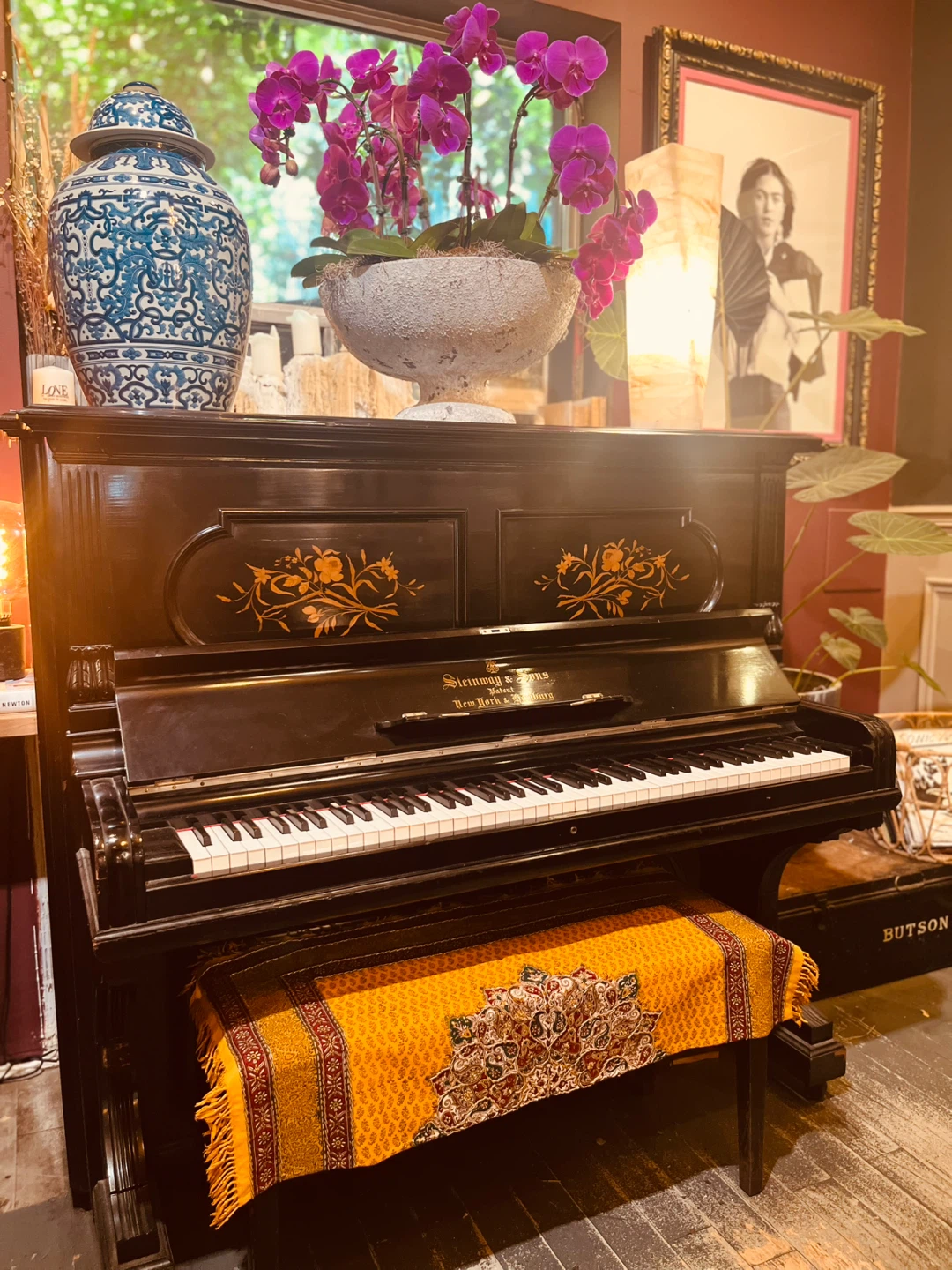 Handmade Silk-Screen Termeh– 40” x 40”