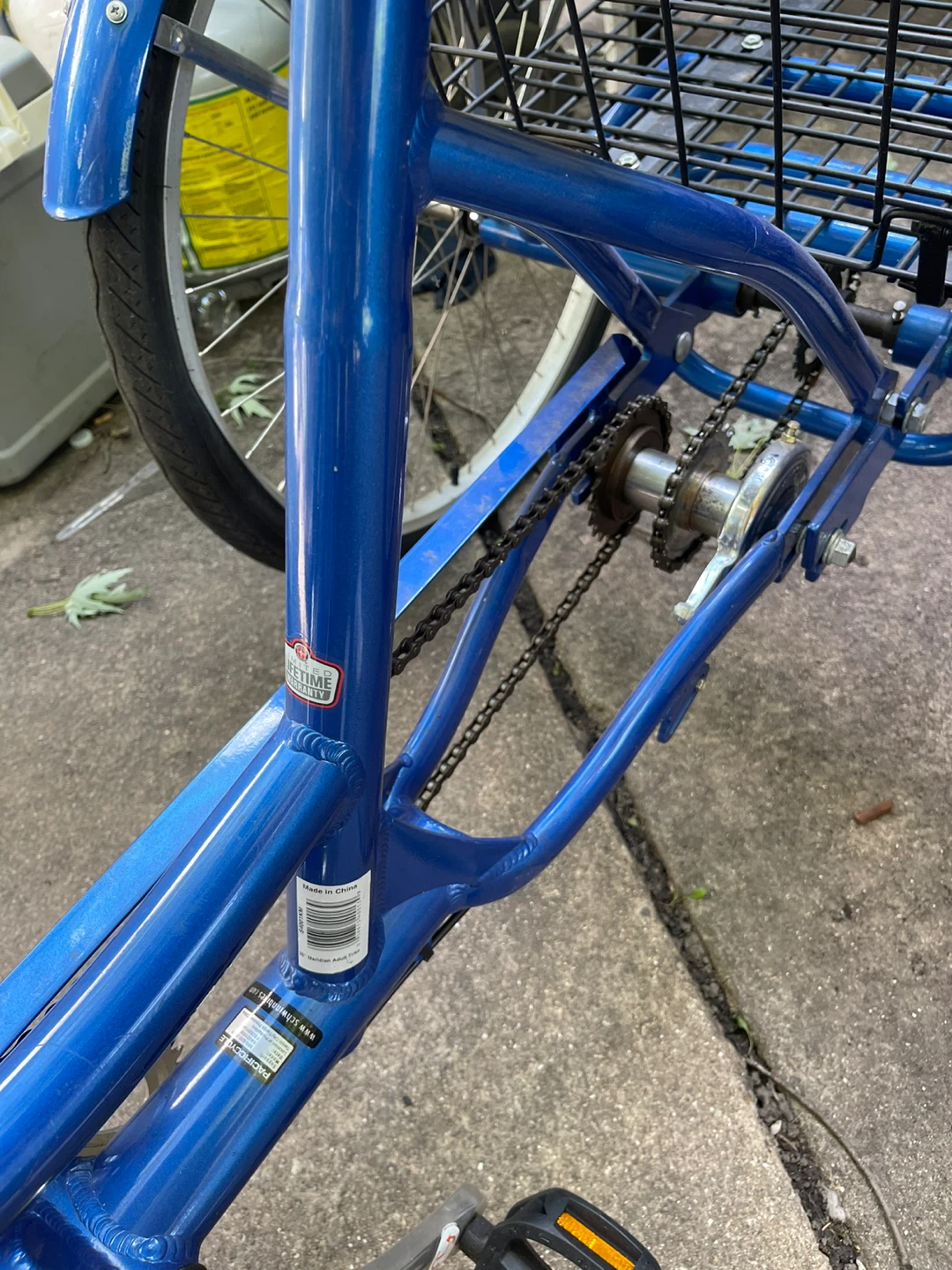 Blue Schwinn Adult Tricycle with Basket - photo 3