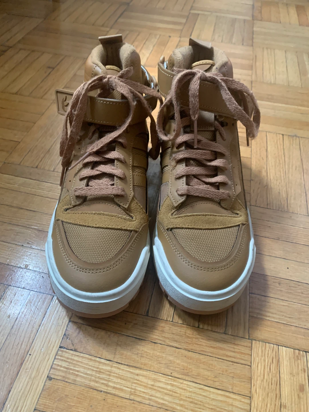 Adidas Forum Mid Brown Sneakers - photo 3