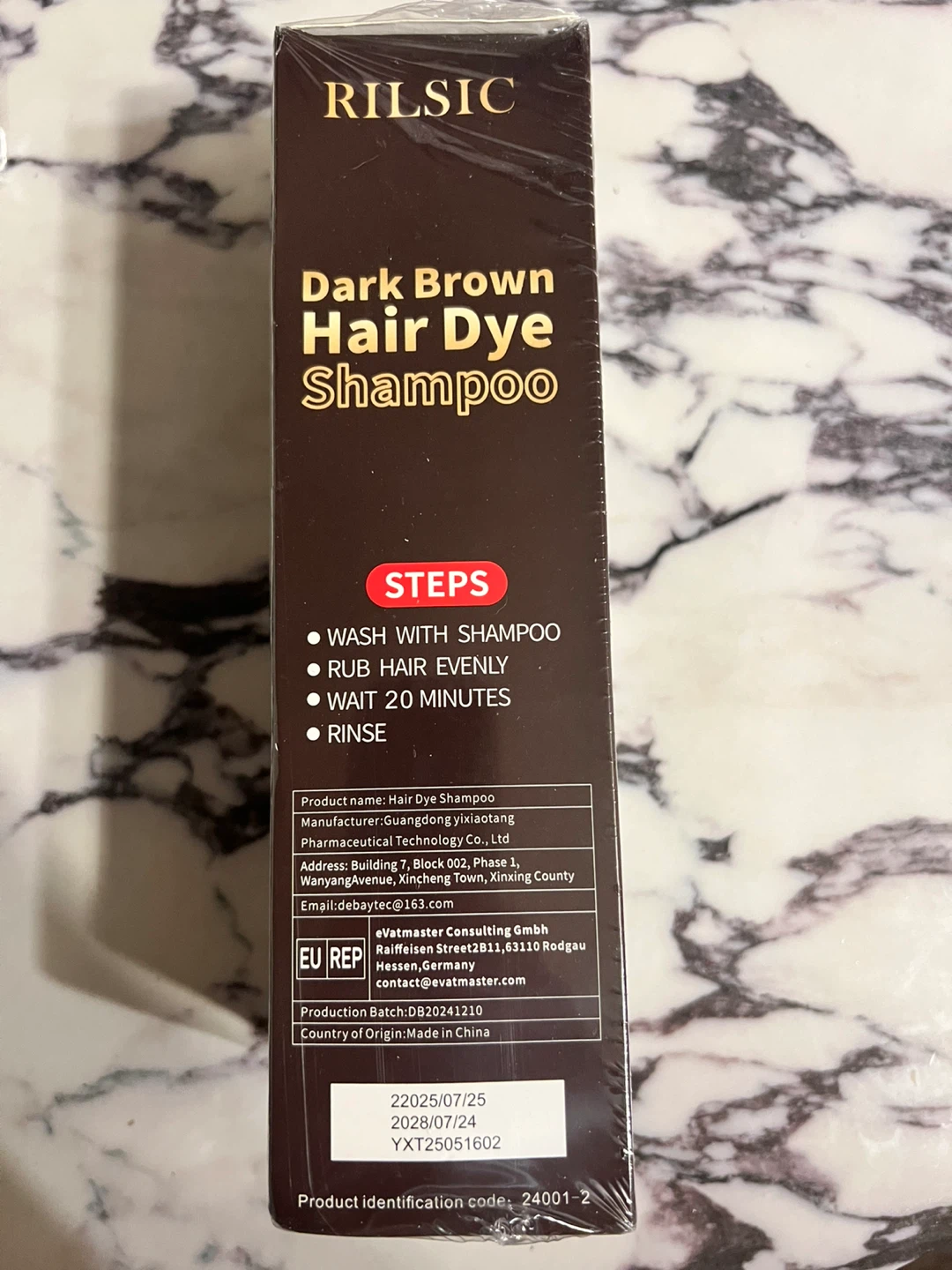 Rilsic Dark Brown Hair Dye Shampoo - 500ml - photo 3