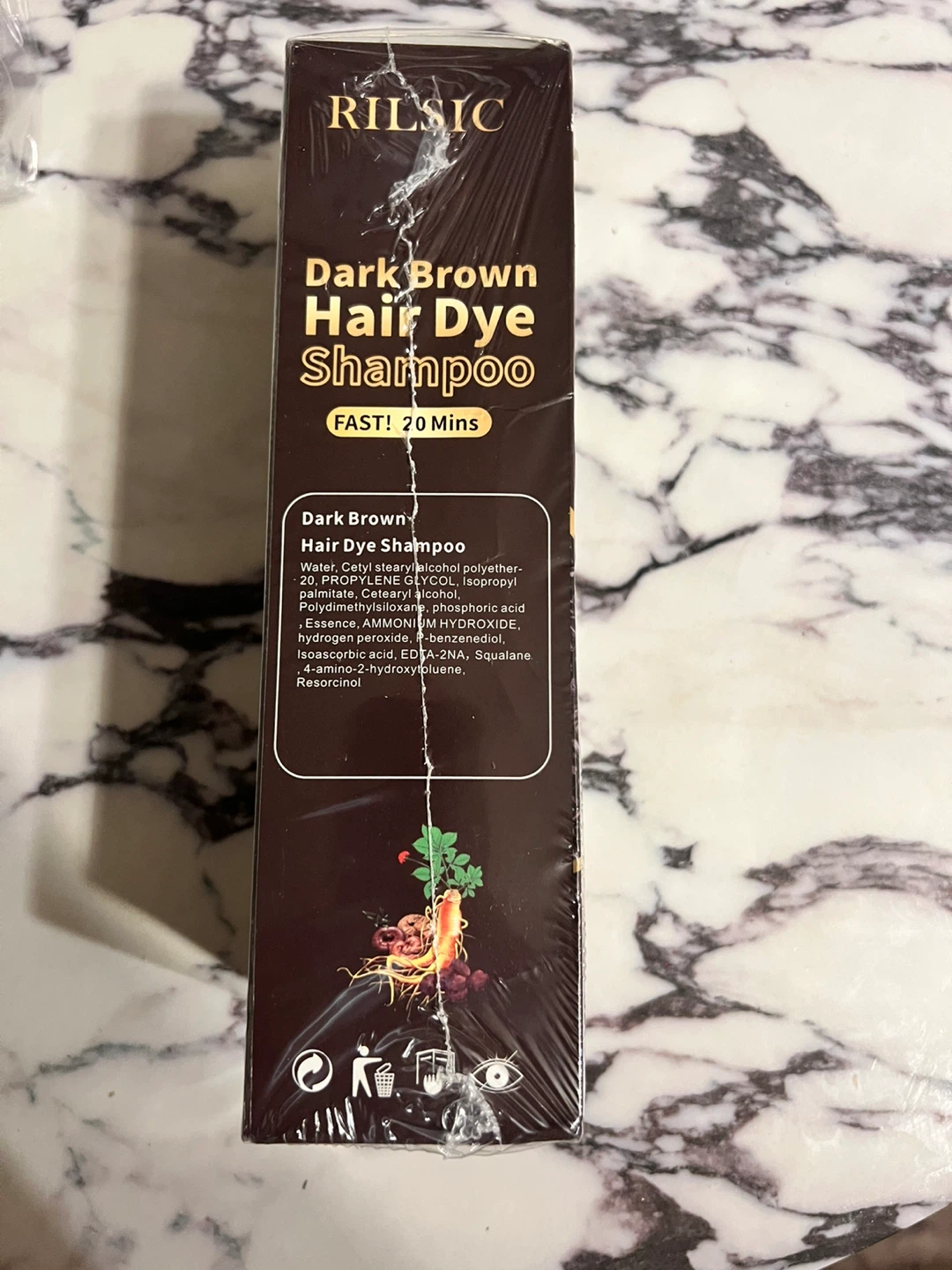 Rilsic Dark Brown Hair Dye Shampoo - 500ml - photo 5