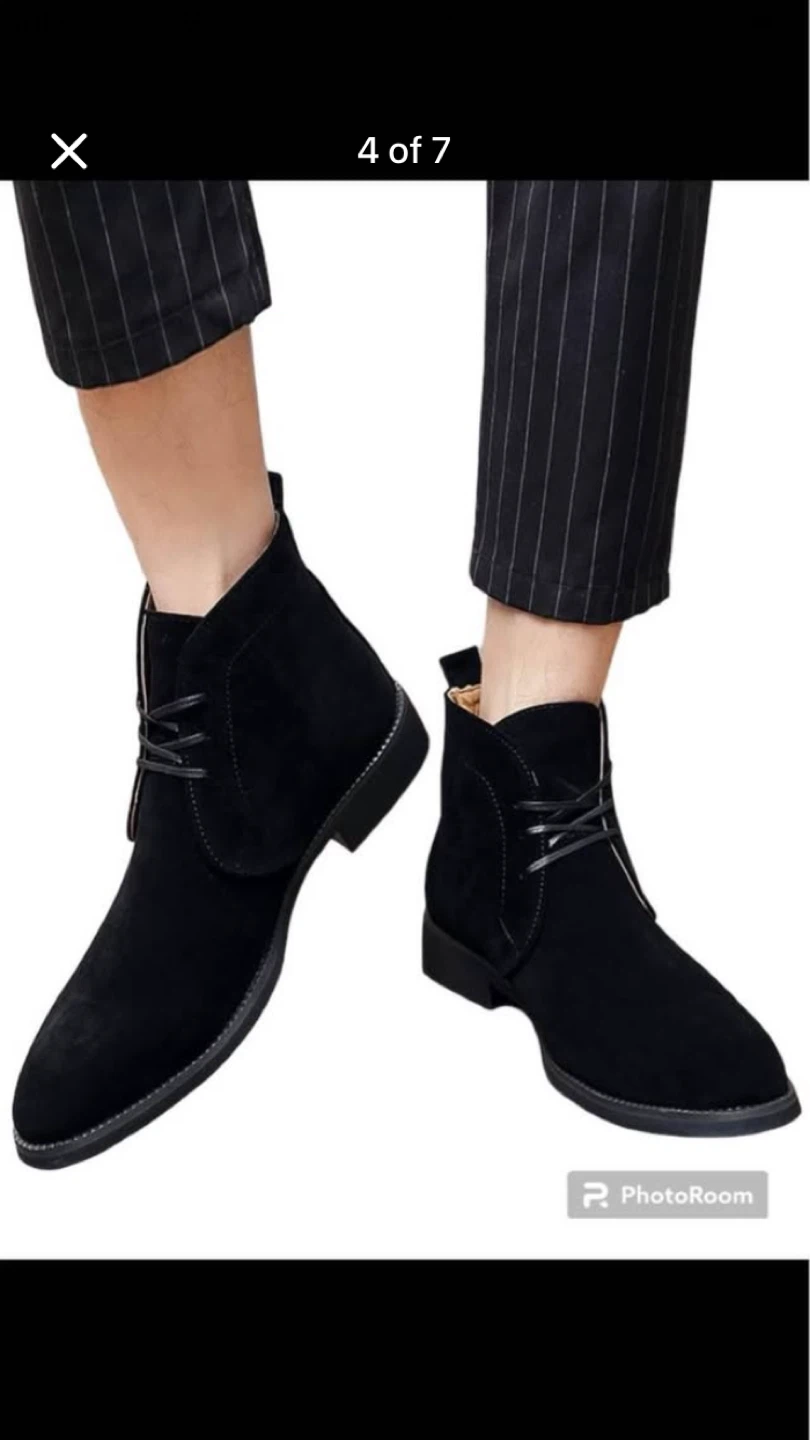 Black Suede Chukka Boots - photo 3