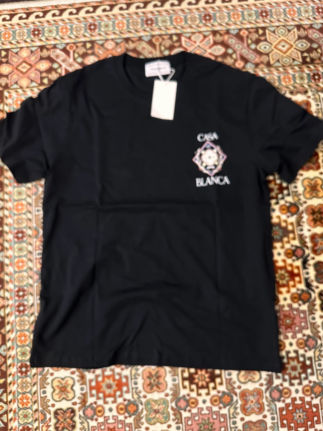 CASA BLANCA Black T-Shirt - photo 2