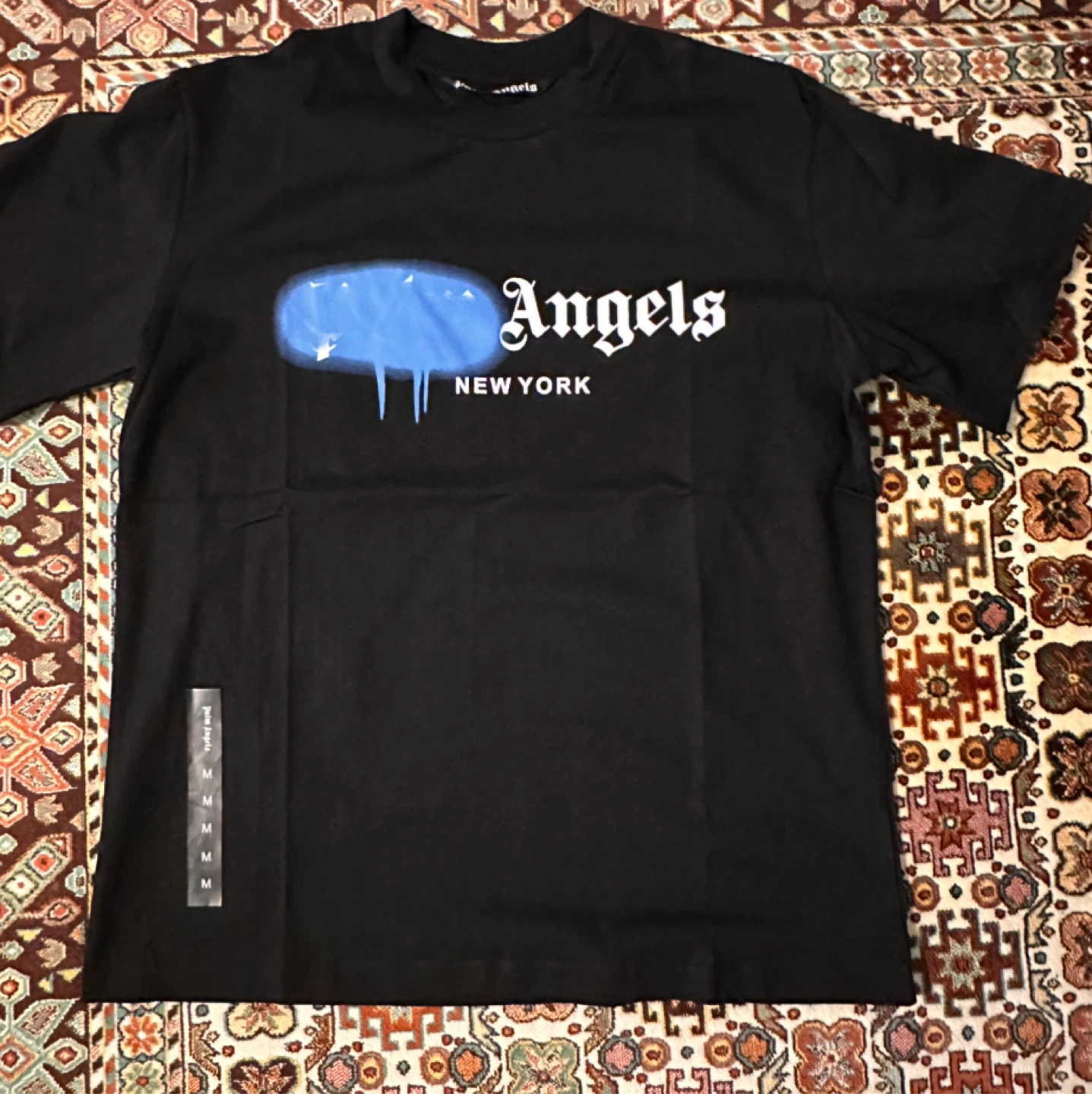 Palm Angels "New York" T-Shirt - Black (Size M)