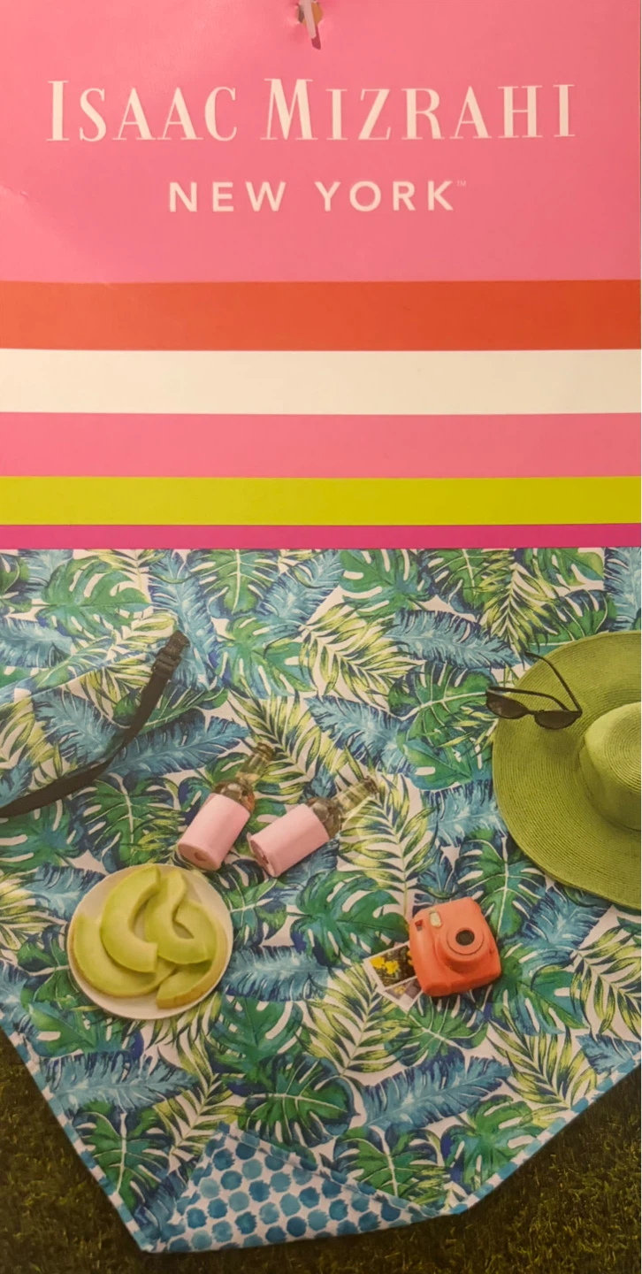 Isaac Mizrahi New York Picnic Blanket *NEW WITH TAGS* - photo 2
