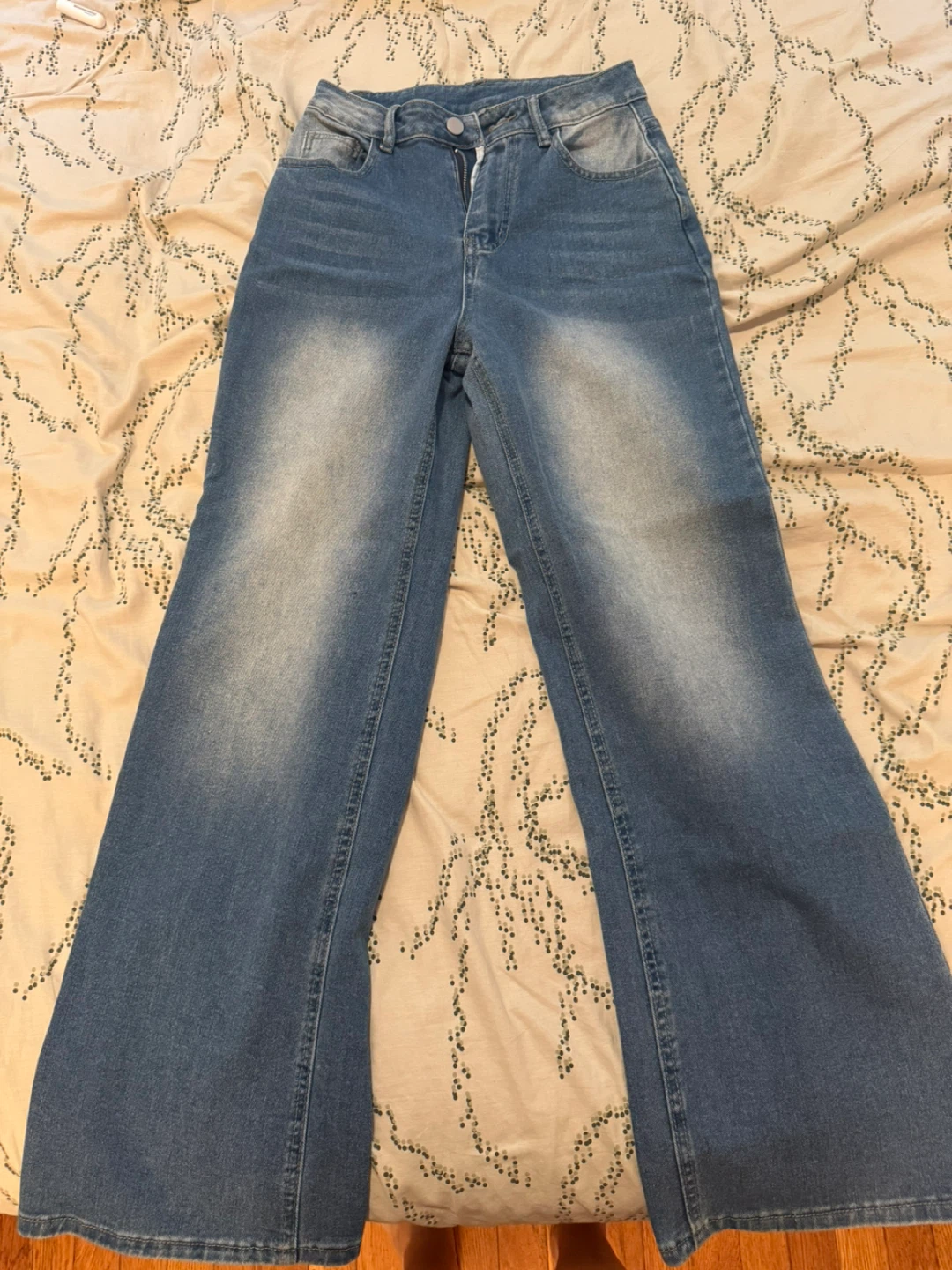 Blue Flare Jeans