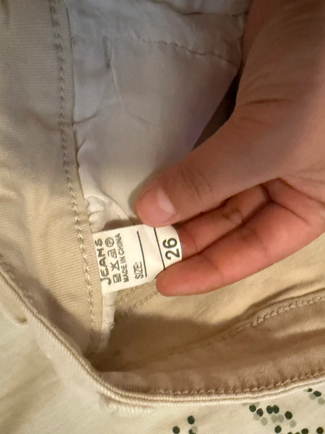 Tan Jeans Size 26 - photo 2