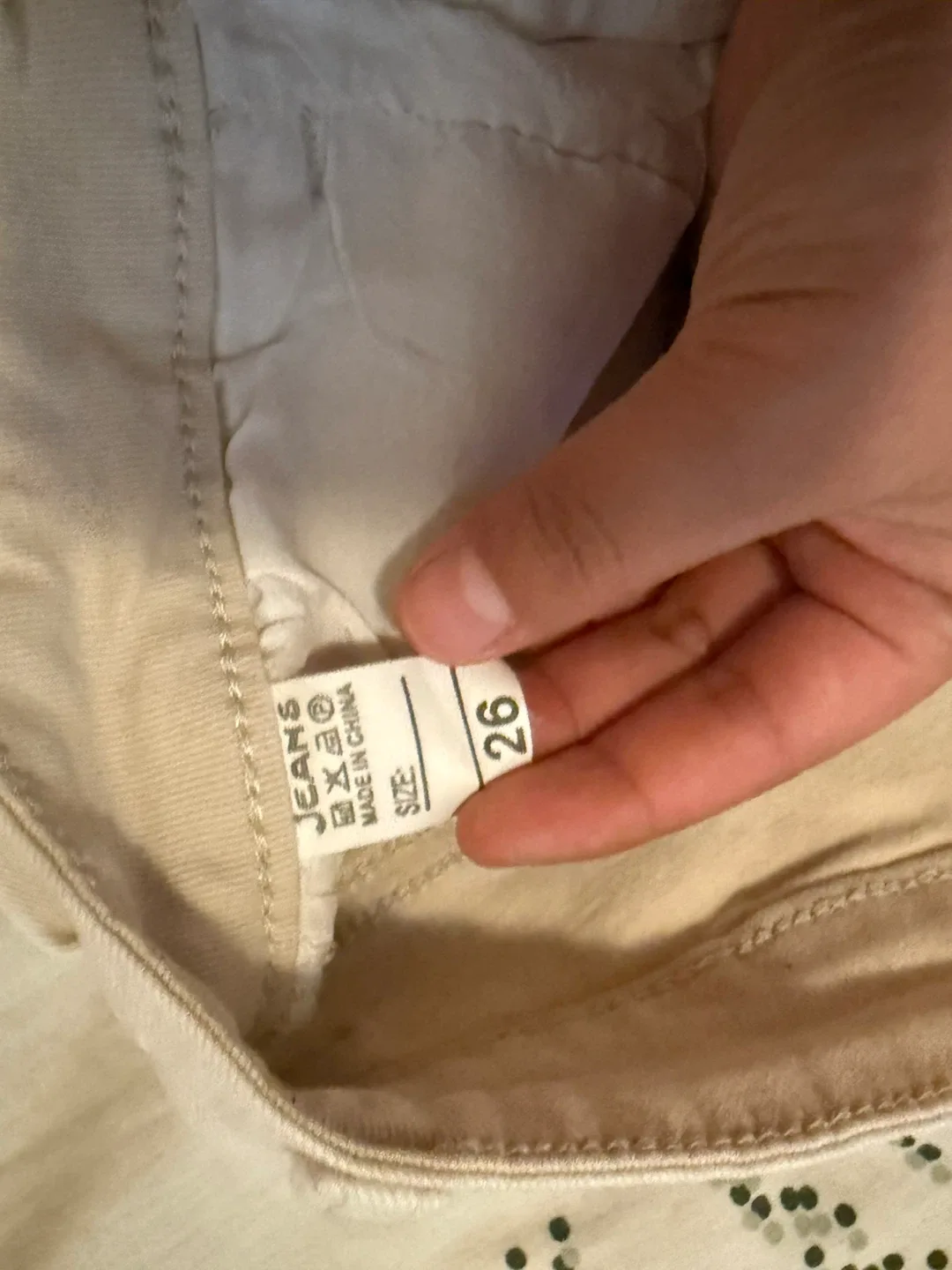 Tan Jeans Size 26 - photo 2