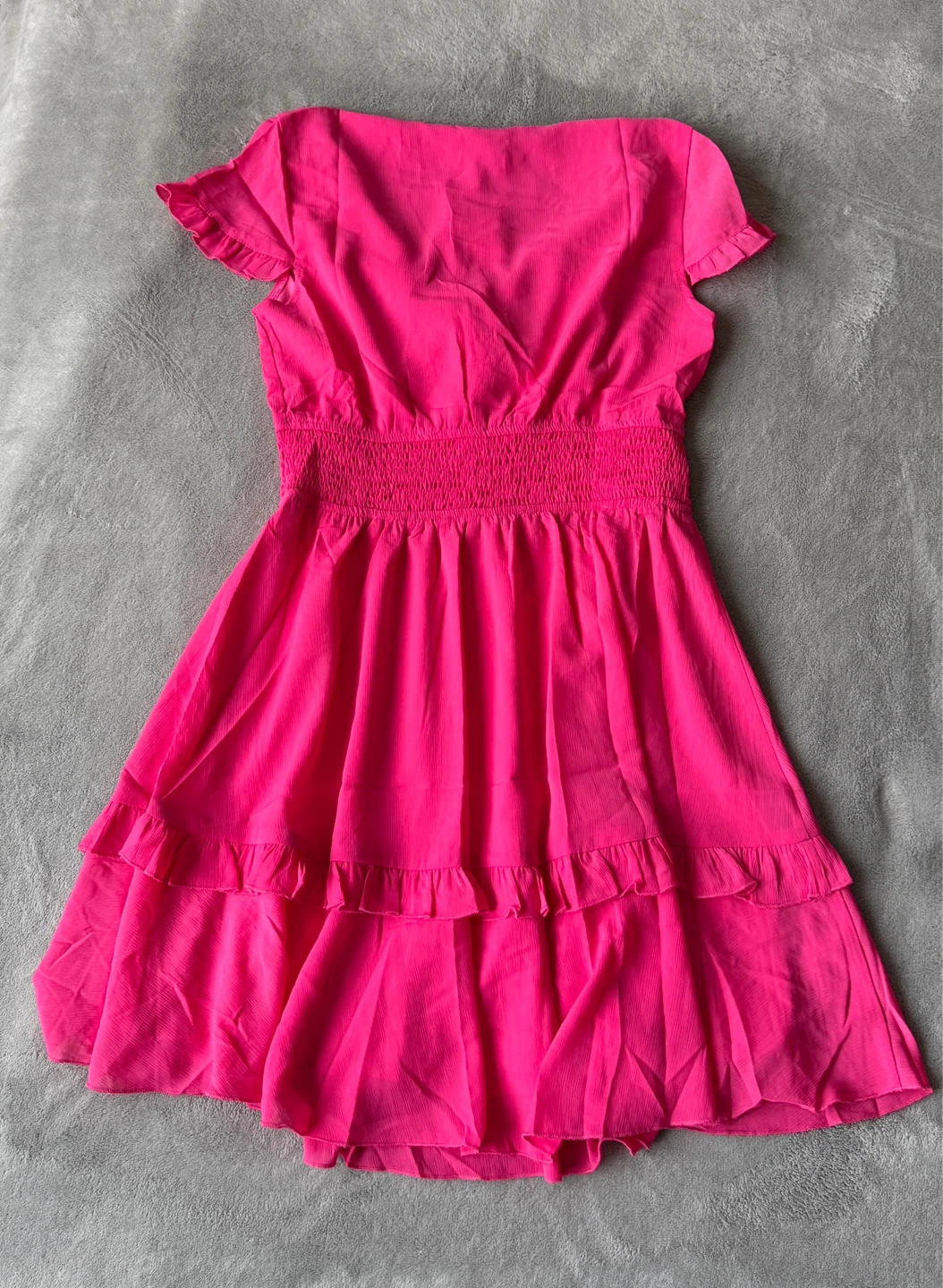 Pink Ruffle Dress - size S - photo 2