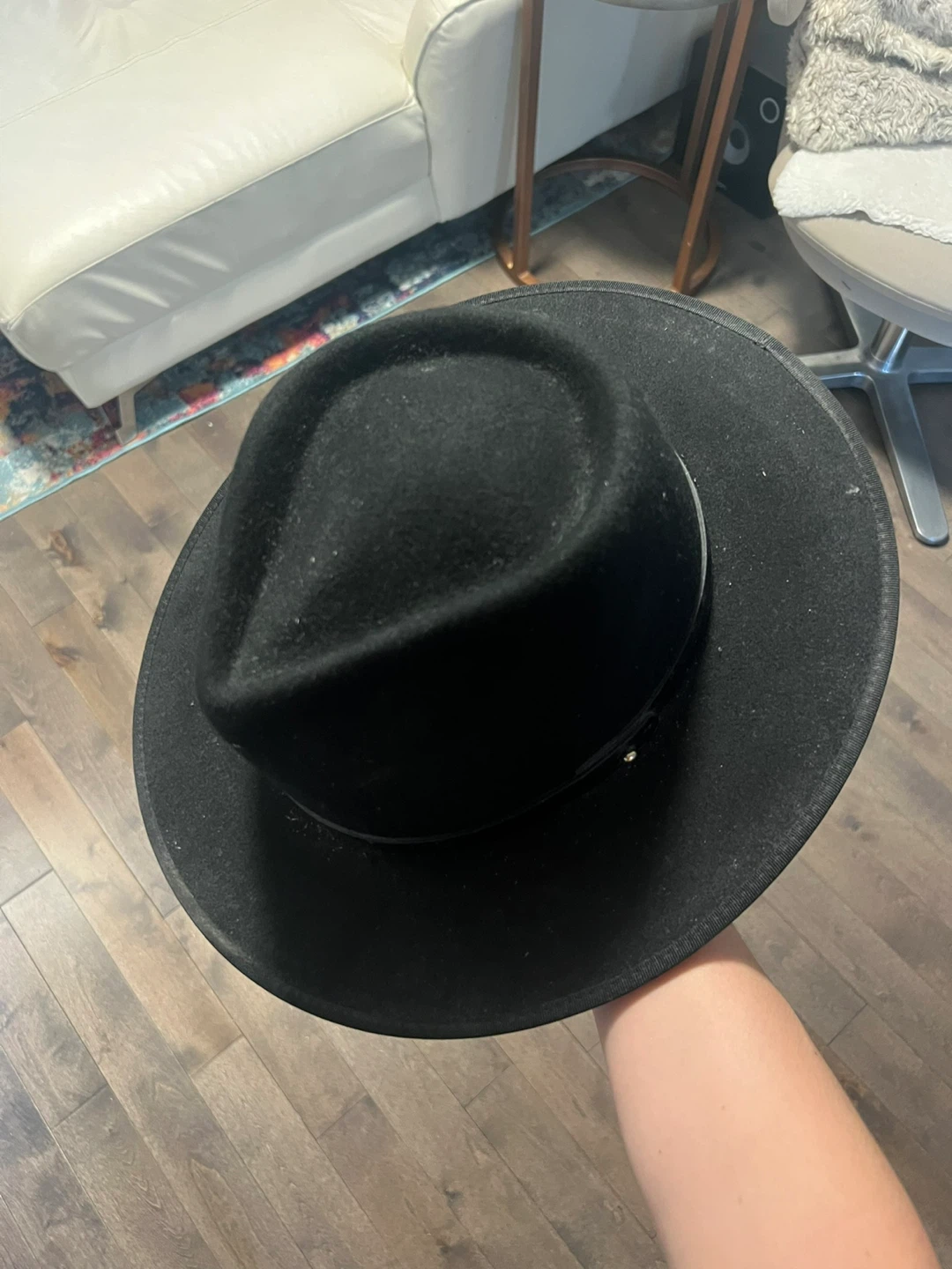Lack of Color Black Wool Fedora Hat - photo 2