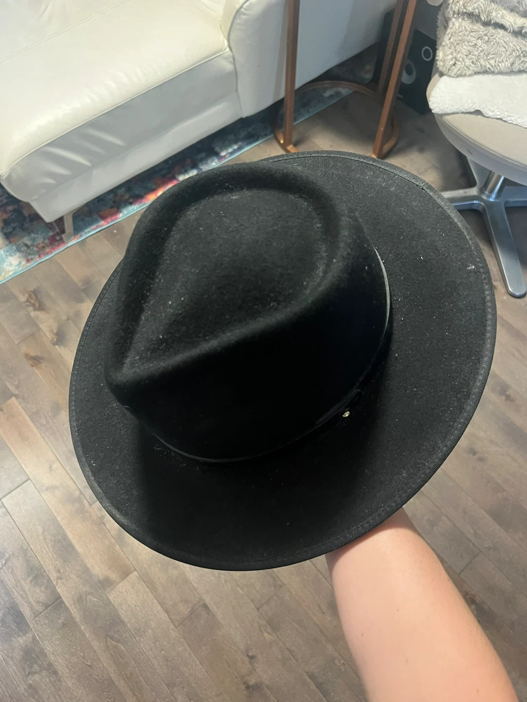 Lack of Color Black Wool Fedora Hat - photo 3
