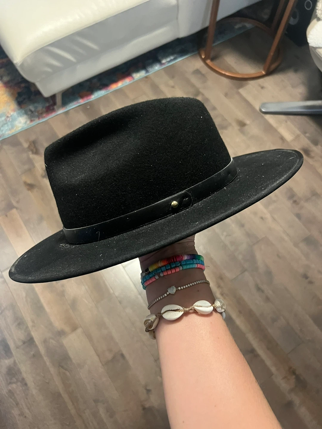 Lack of Color Black Wool Fedora Hat