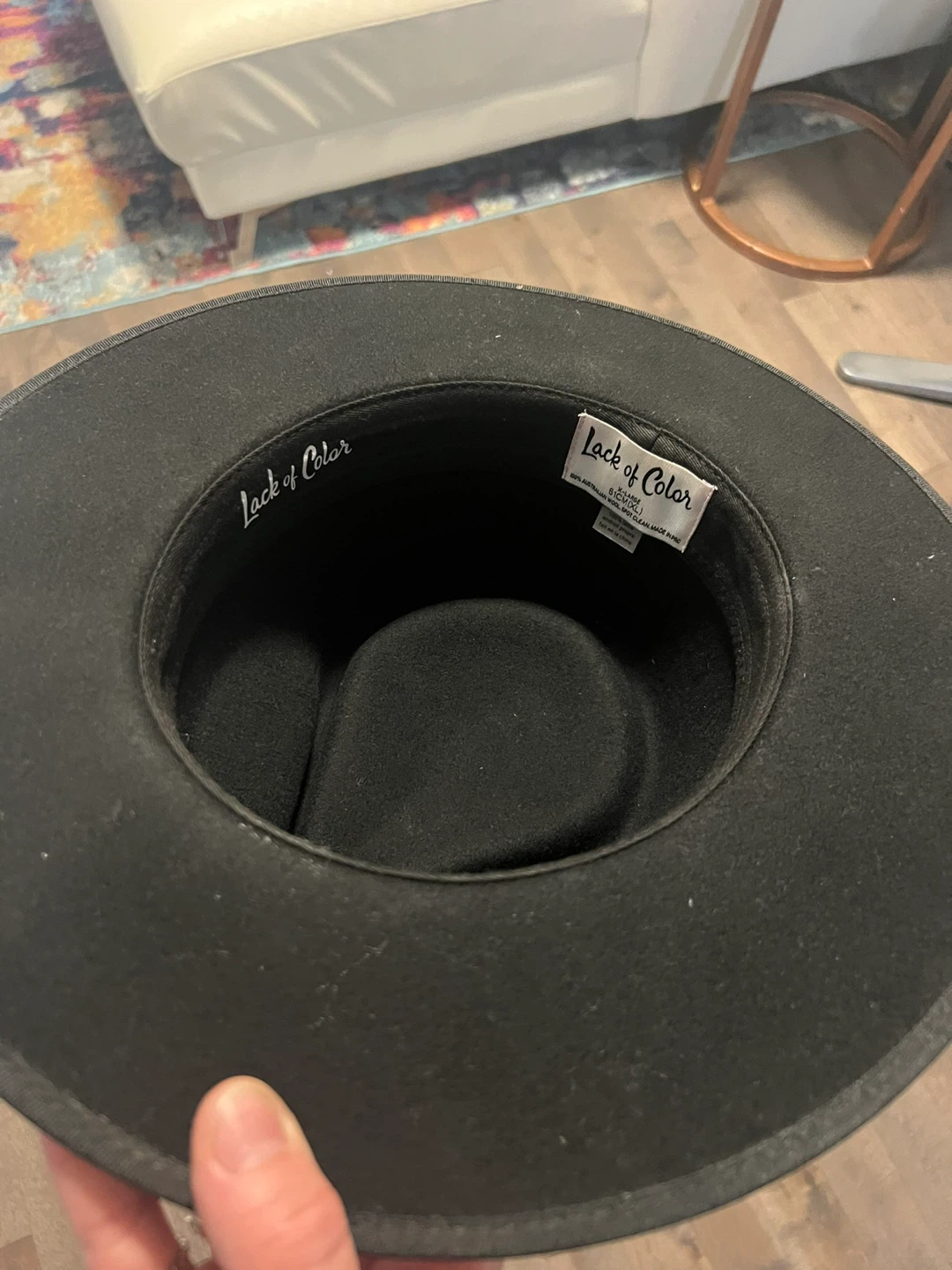 Lack of Color Black Wool Fedora Hat - photo 4