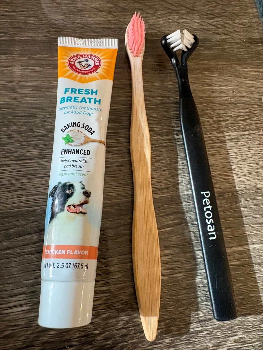 Dog Toothpaste and Toothbrush