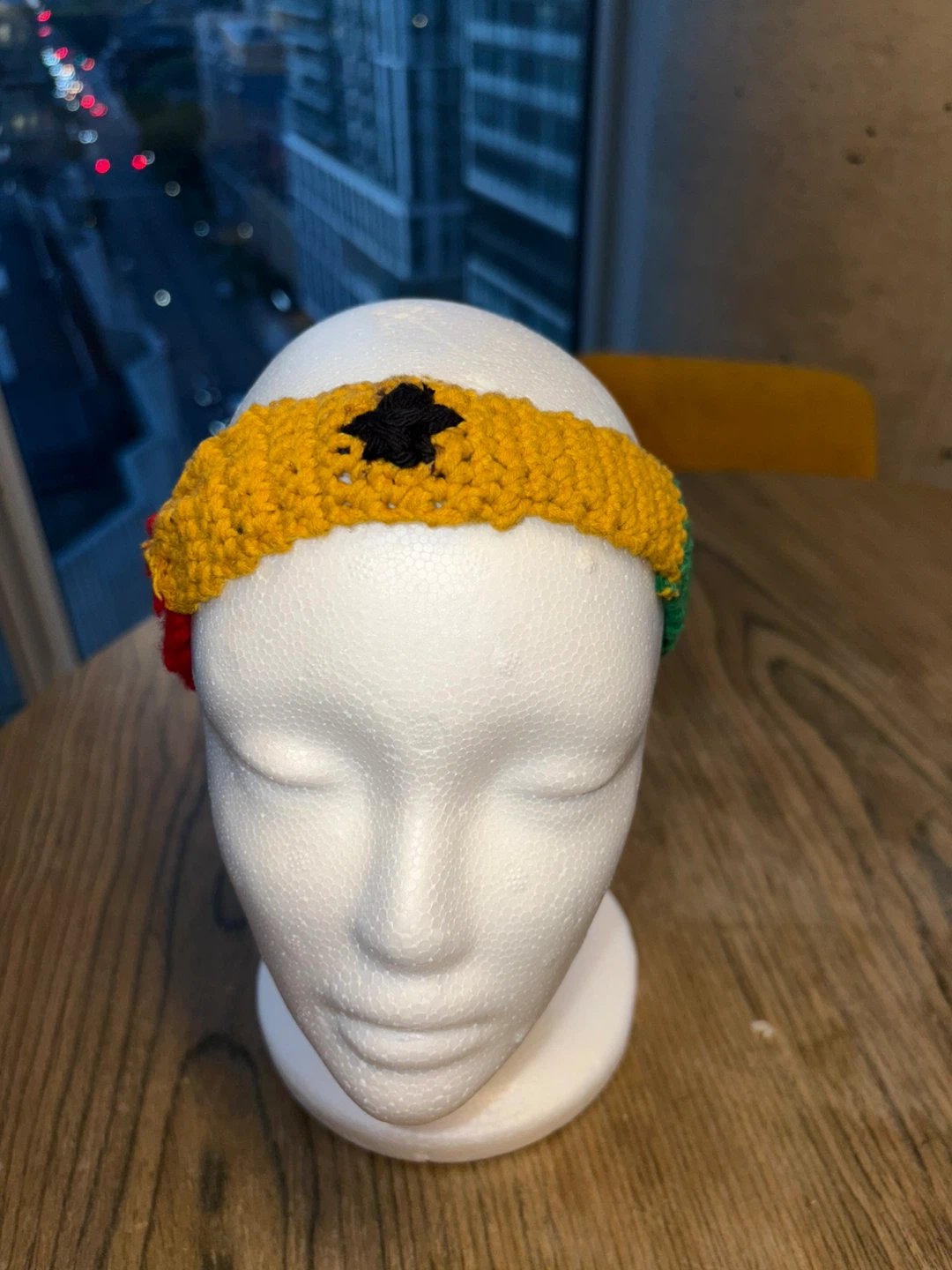 🇬🇭 Handmade Ghana World Cup Crochet Headband