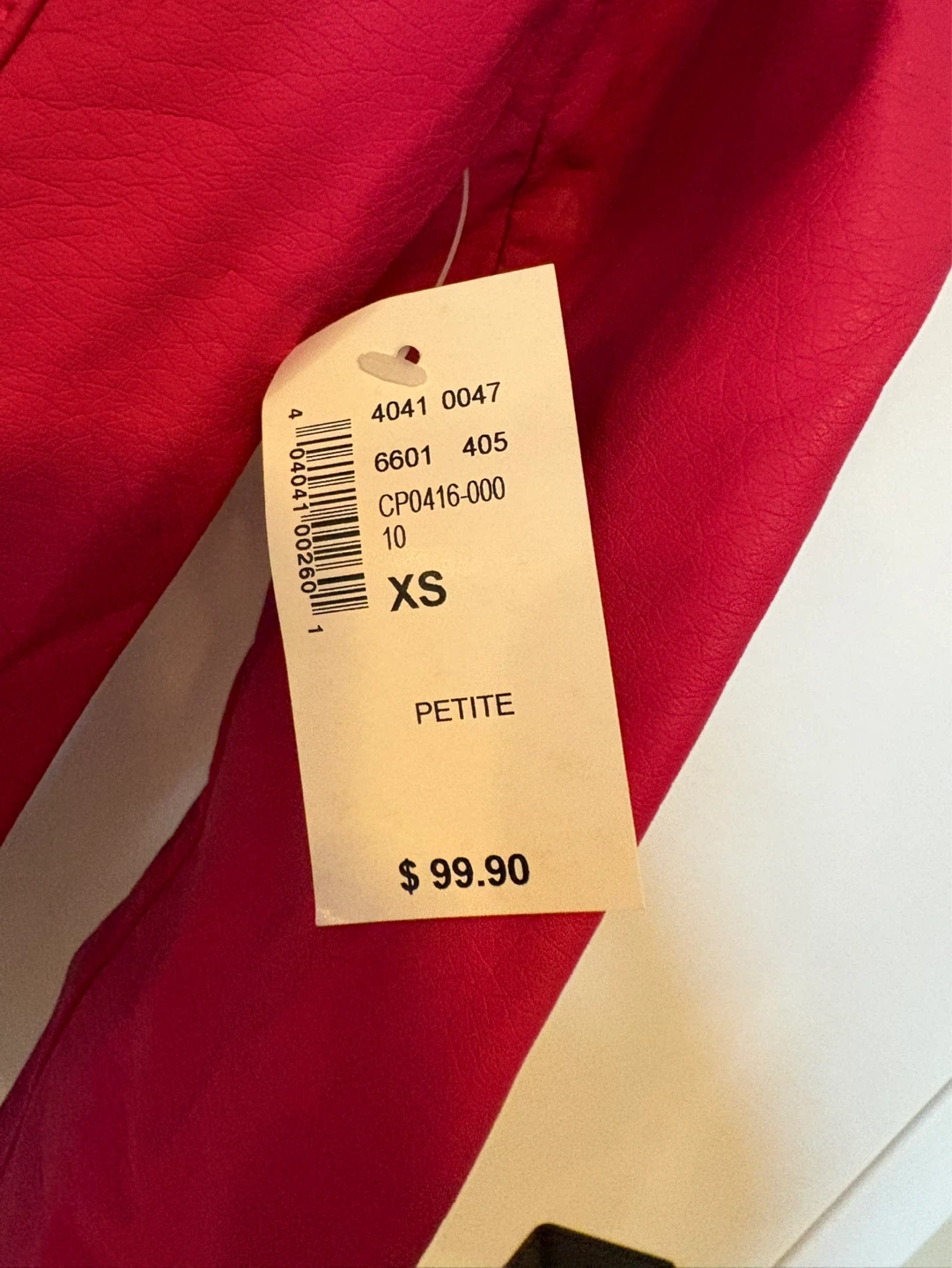 Cleo Petites Pink Faux Leather Jacket - photo 2