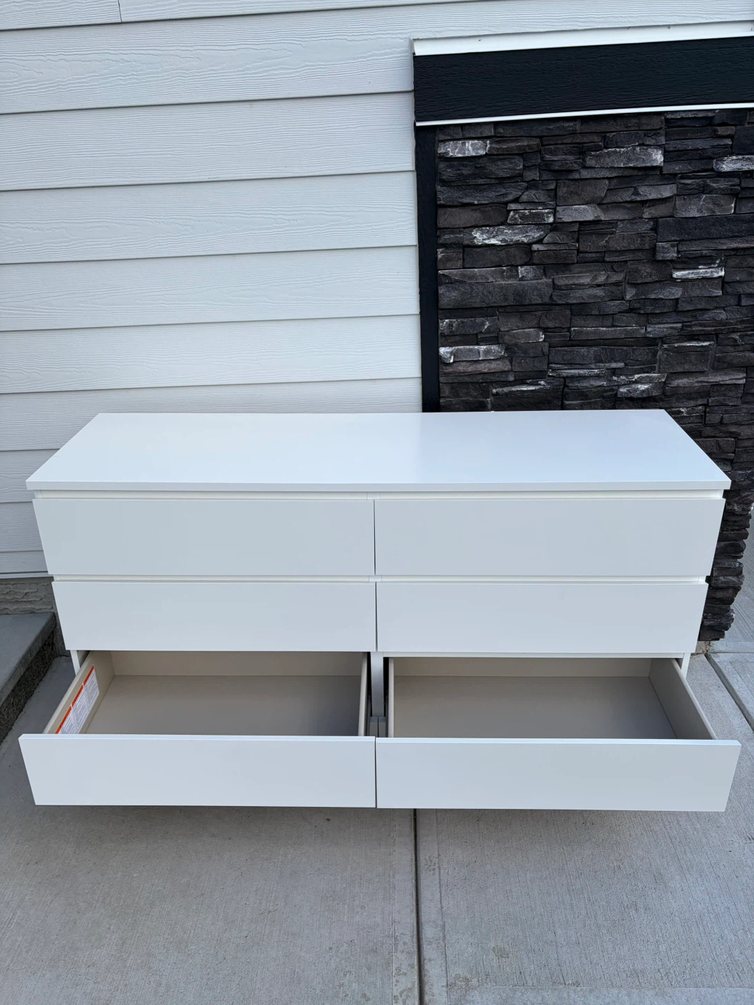 IKEA MALM dresser with 6 drawers in white - photo 4