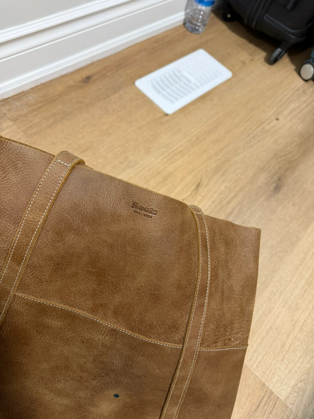 Roots Brown Leather Tote Bag - photo 4