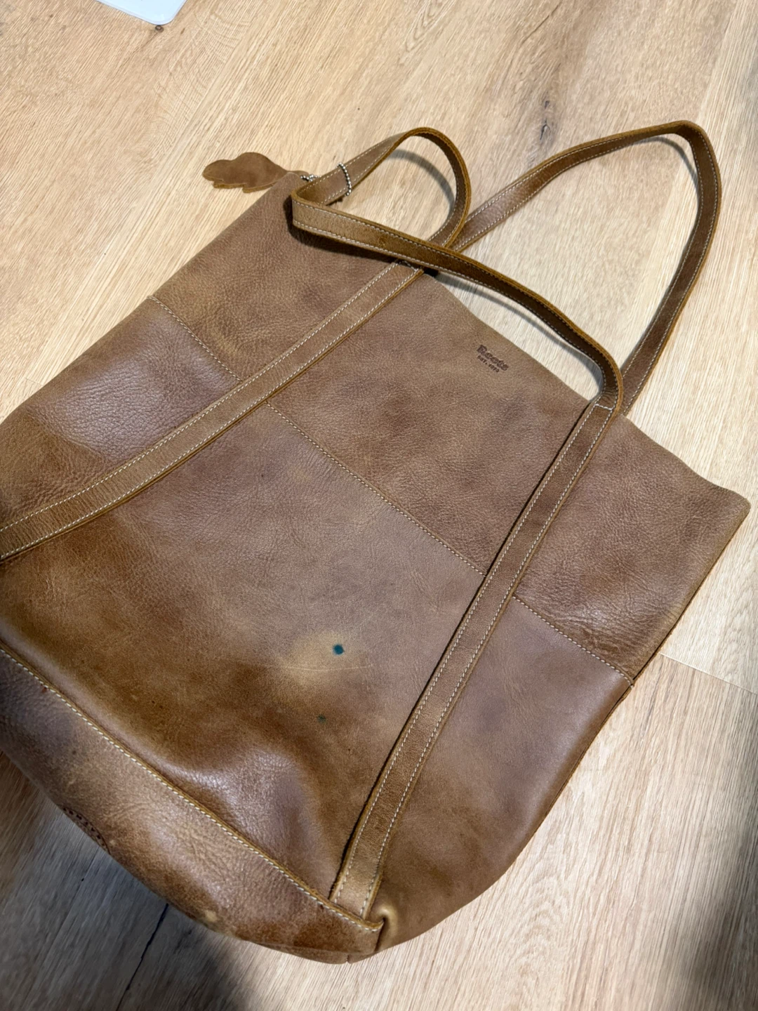 Roots Brown Leather Tote Bag - photo 5