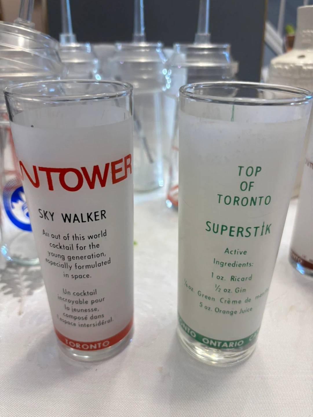 CN Tower Toronto Cocktail Glasses - Set of 2 - photo 2