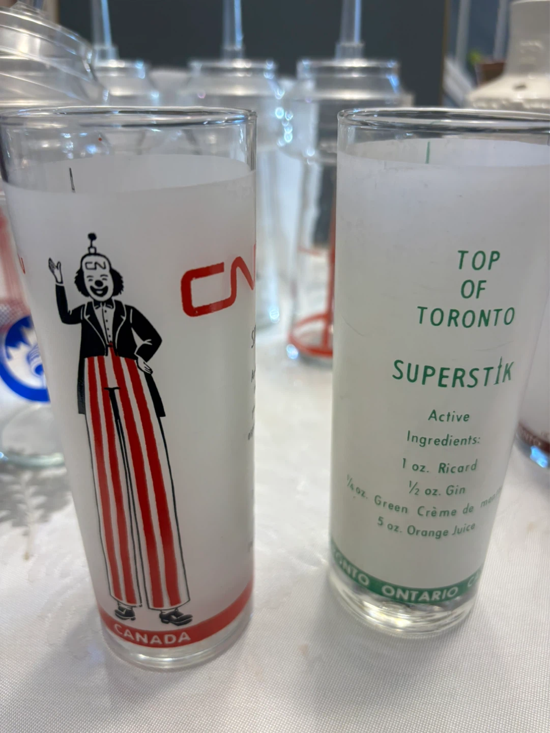 CN Tower Toronto Cocktail Glasses - Set of 2 - photo 3