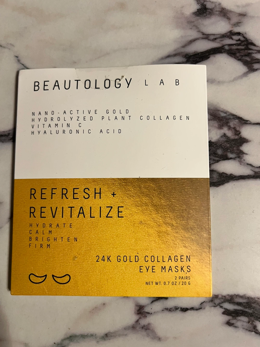 Beautology Lab 24K Gold Collagen Eye Masks (2 Pairs) - photo 2