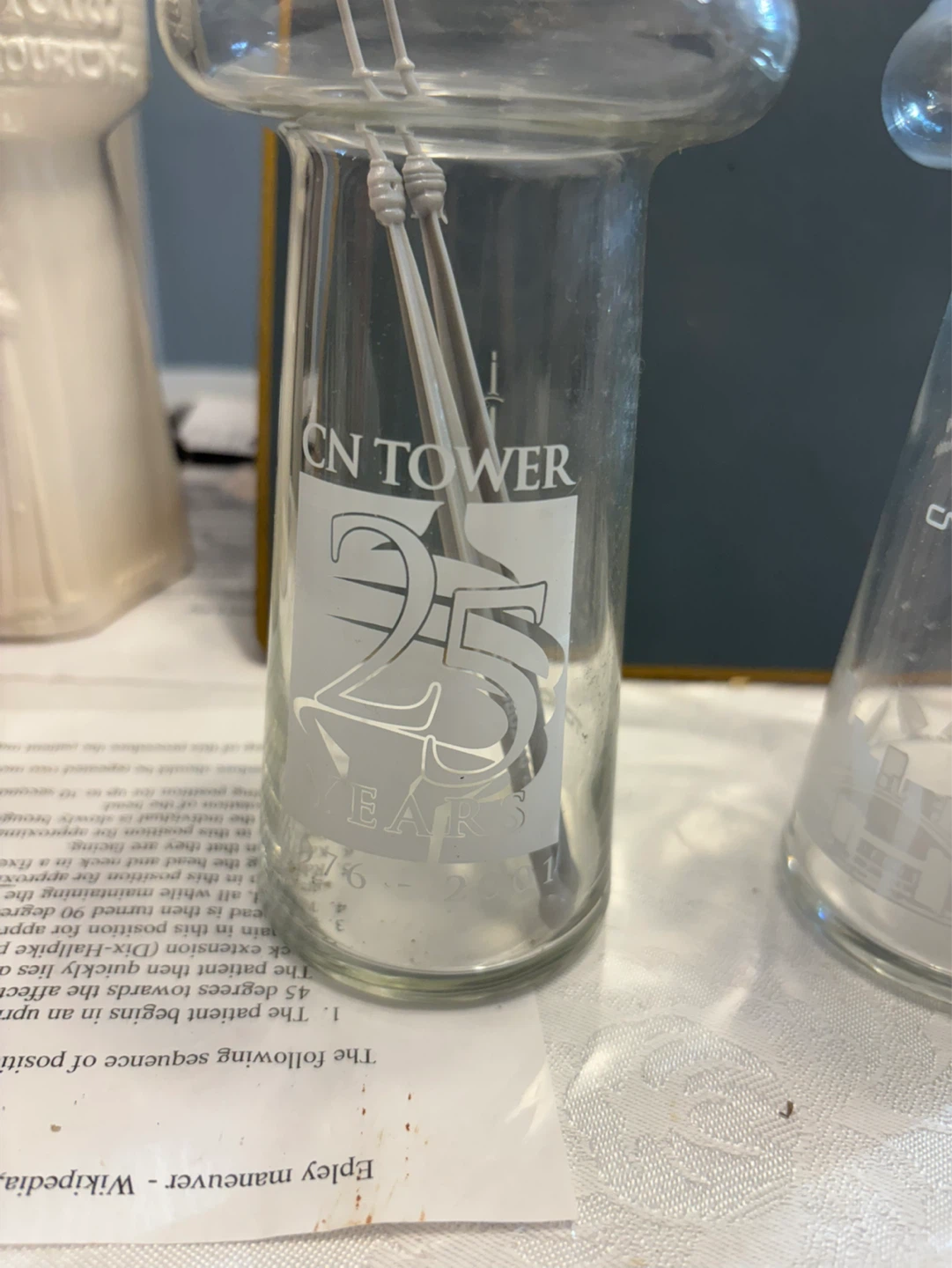 CN Tower Souvenir Glasses from the 80s and 2000 - photo 4