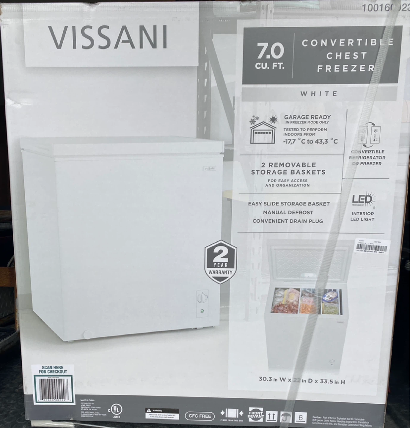 Compact Chest Freezer - photo 3