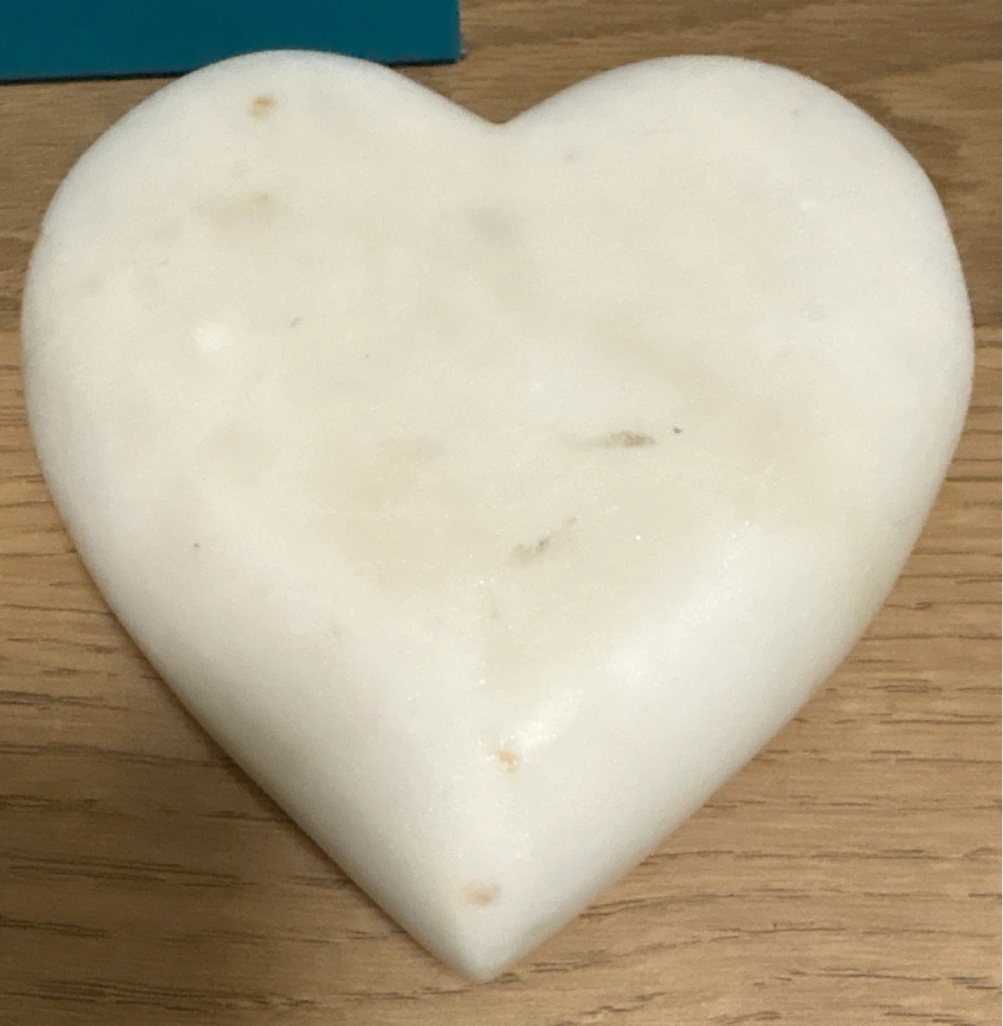 Marble White Heart Shaped Decoration