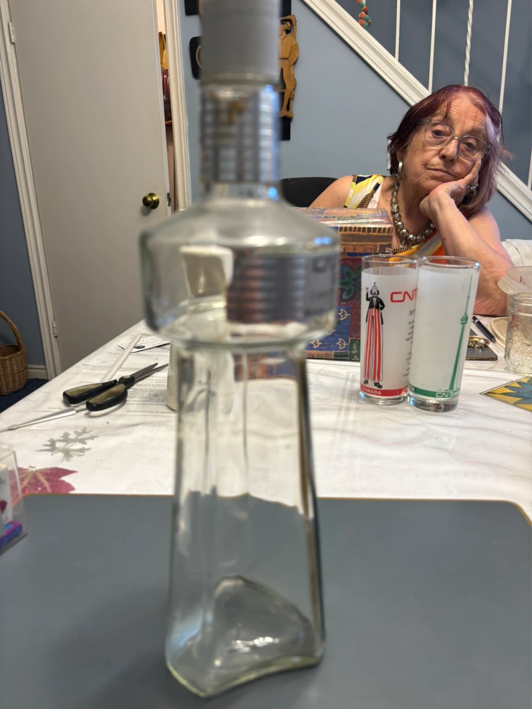 CN Tower Canadian Whisky Decanter Bottle - photo 3