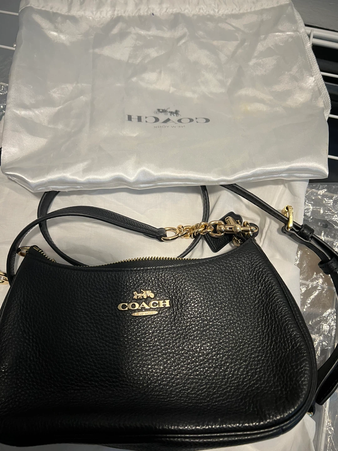 New Coach Teri Leather Two Ways Bag - photo 5
