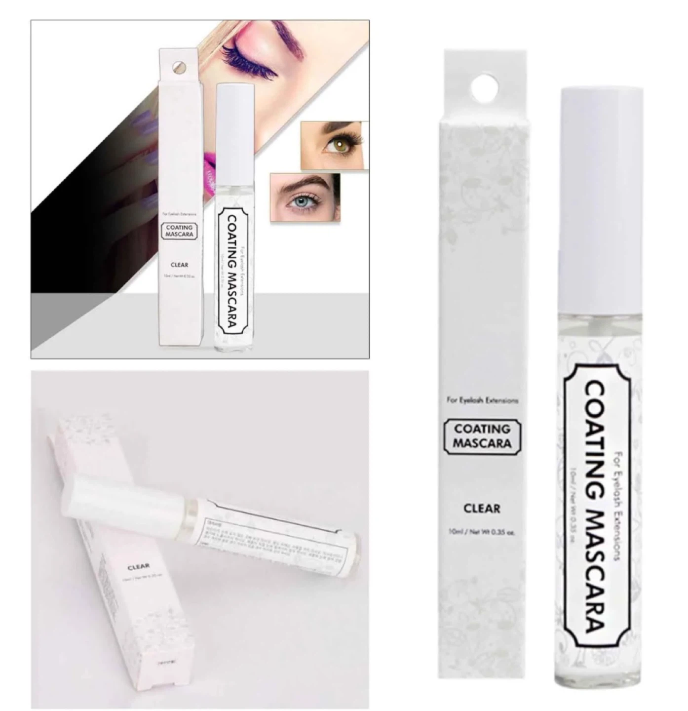 Clear Coating Mascara for Eyelash Extensions