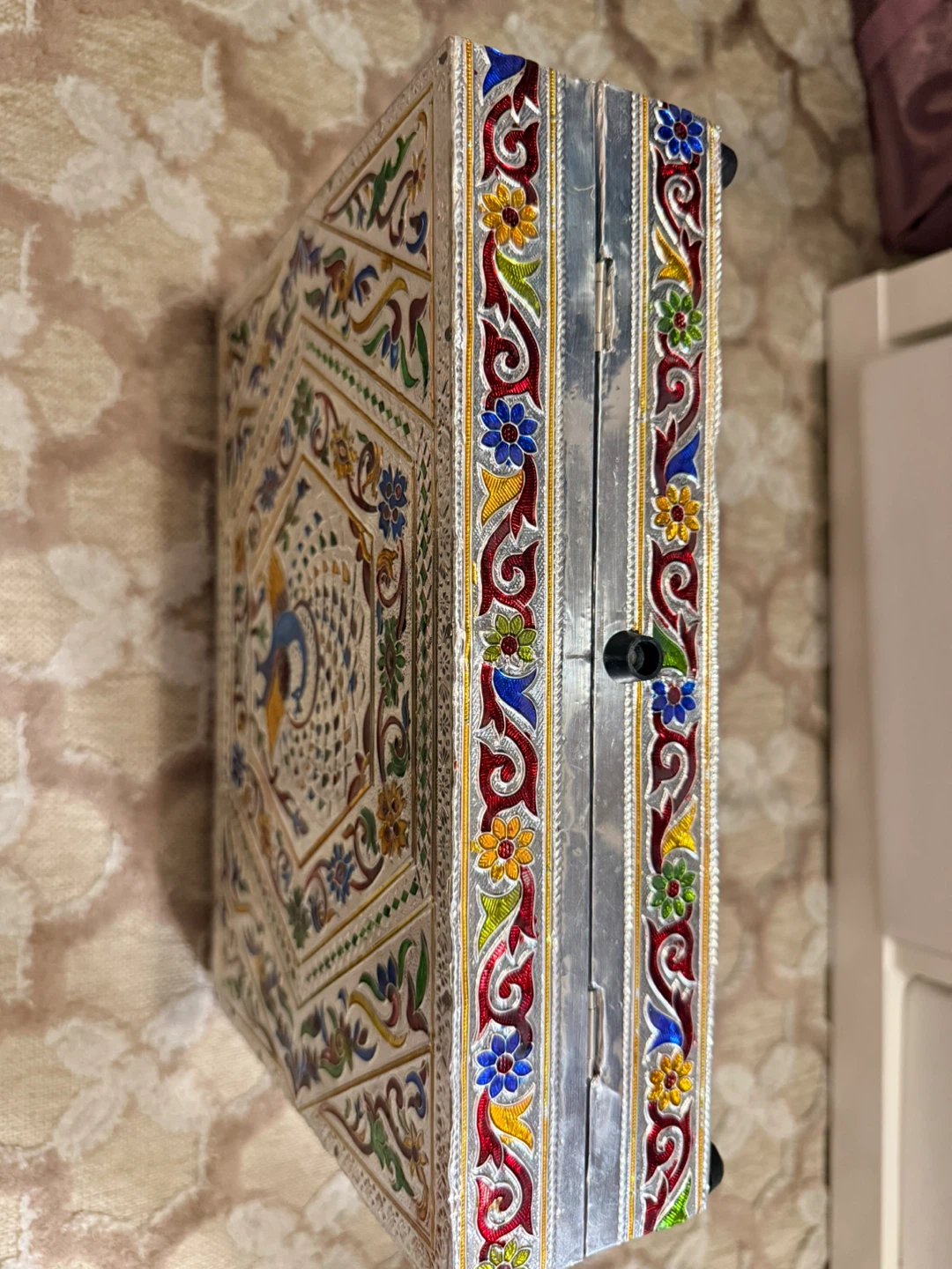 Gorgeous authentic  India chudi box for jewelry and bangles - photo 5