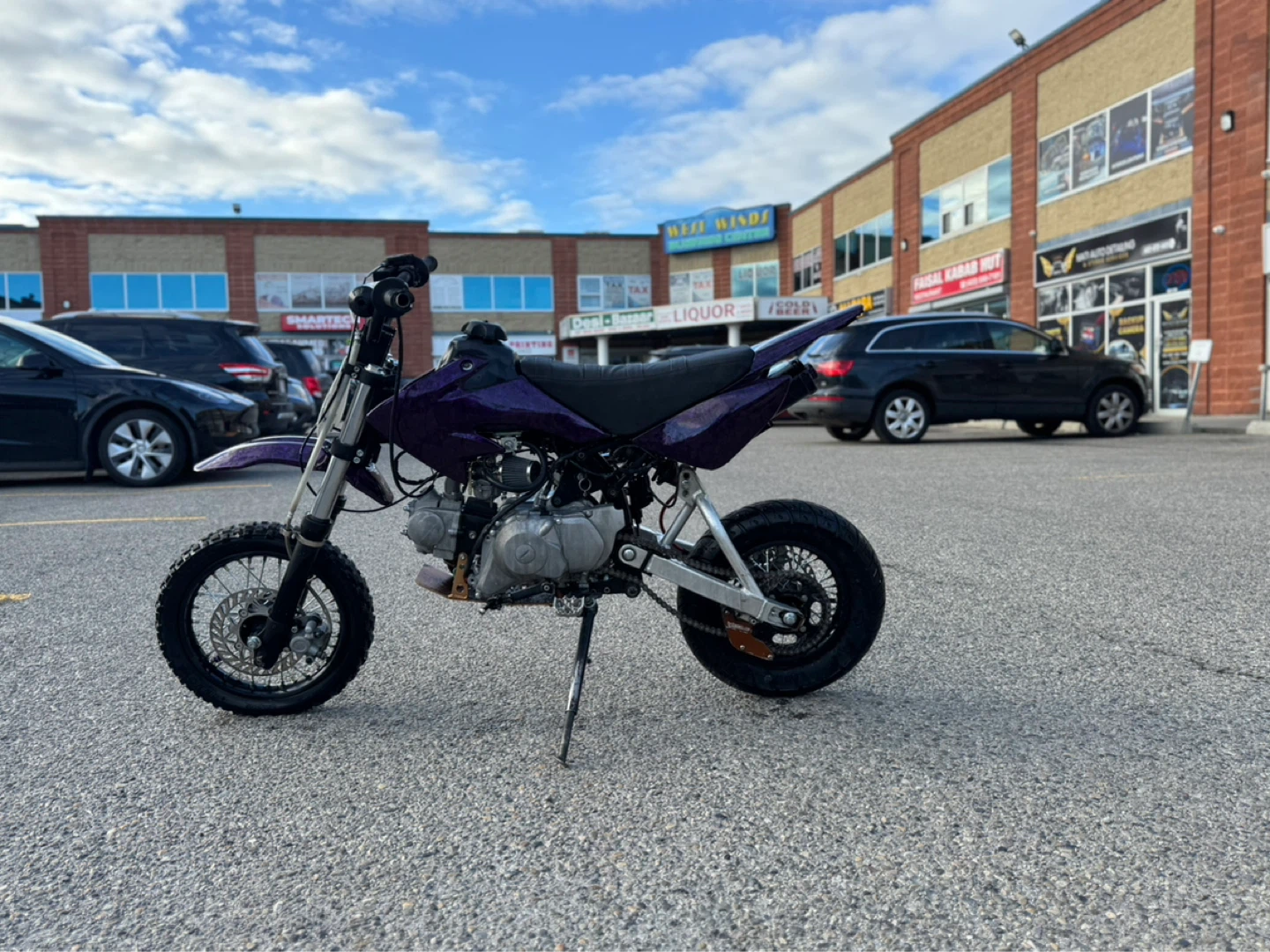 Purple Dirt Bike 110 CC - photo 2