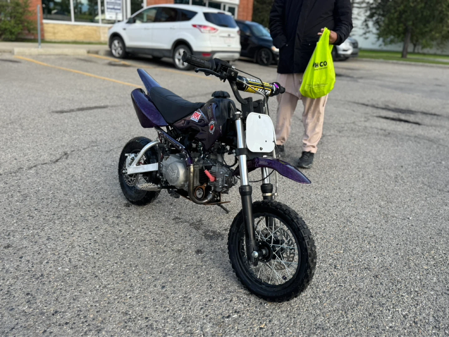 Purple Dirt Bike 110 CC - photo 4