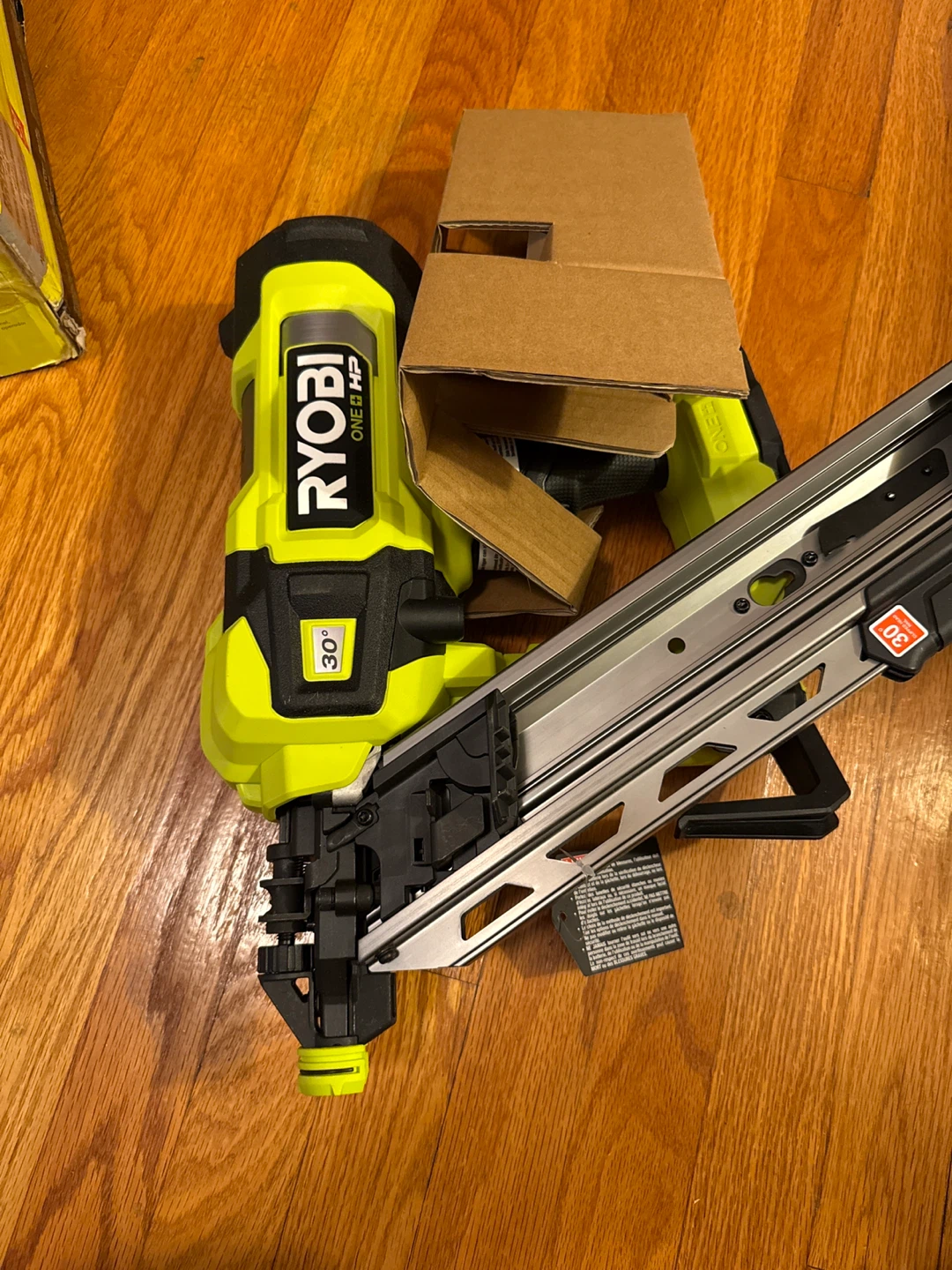 Ryobi ONE+ HP 18V Brushless 30 Degree Framing Nailer - photo 5