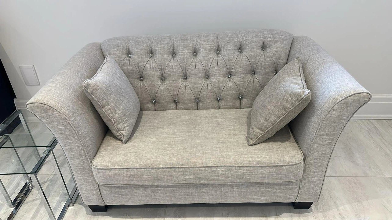 Tufted Loveseat Sofa - photo 2