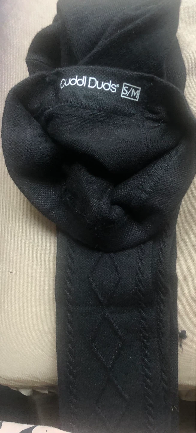 Cuddl Duds Black Tights S/M - photo 3