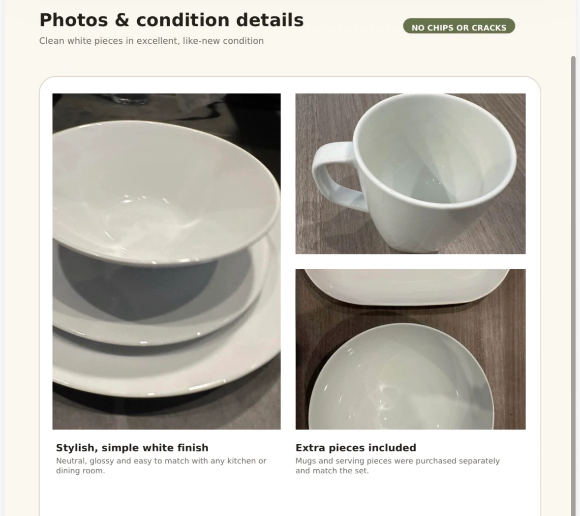 Complete Dinnerware Set - photo 2