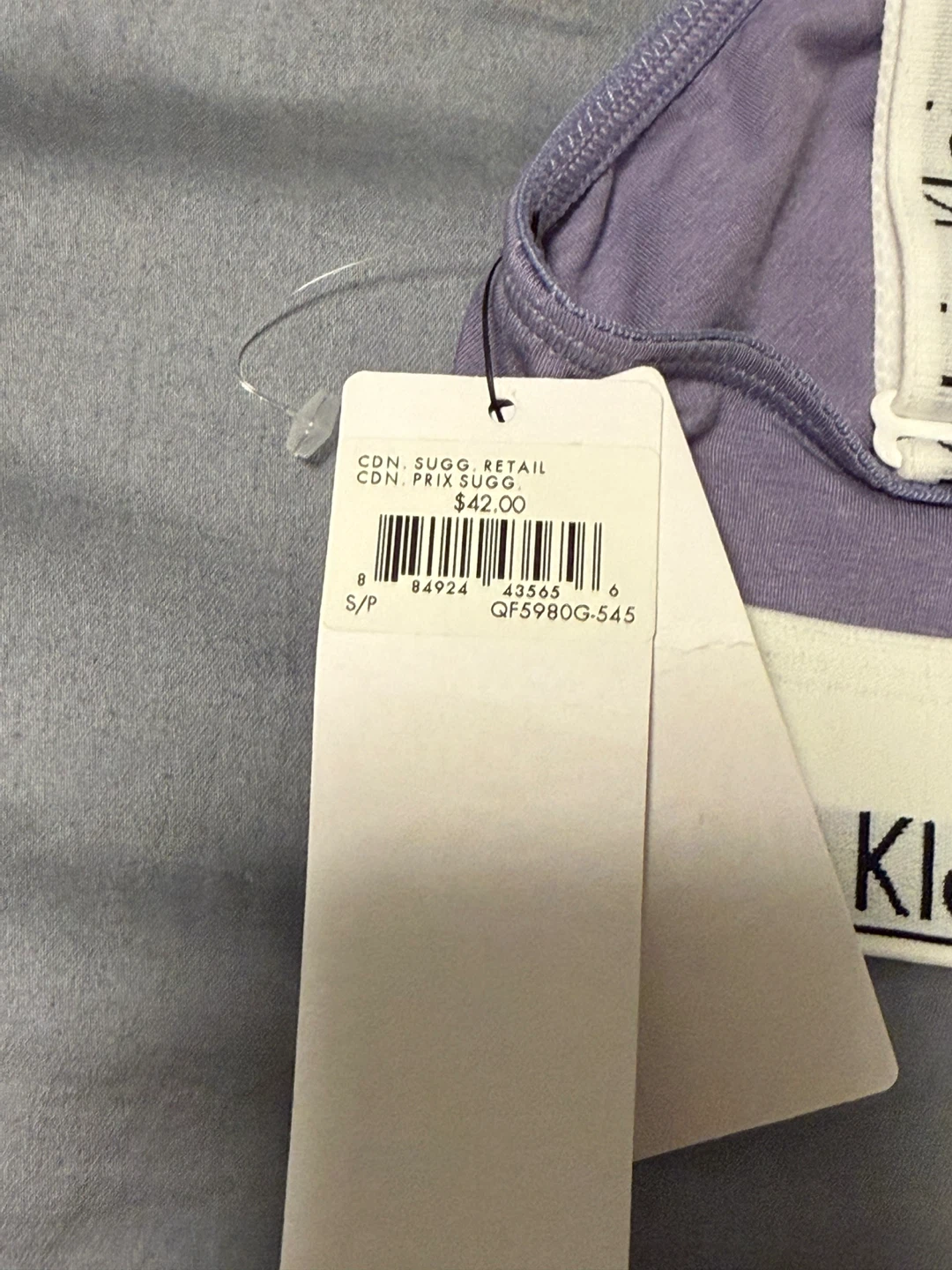 NWT Calvin Klein Bralette Mauve XS - photo 5