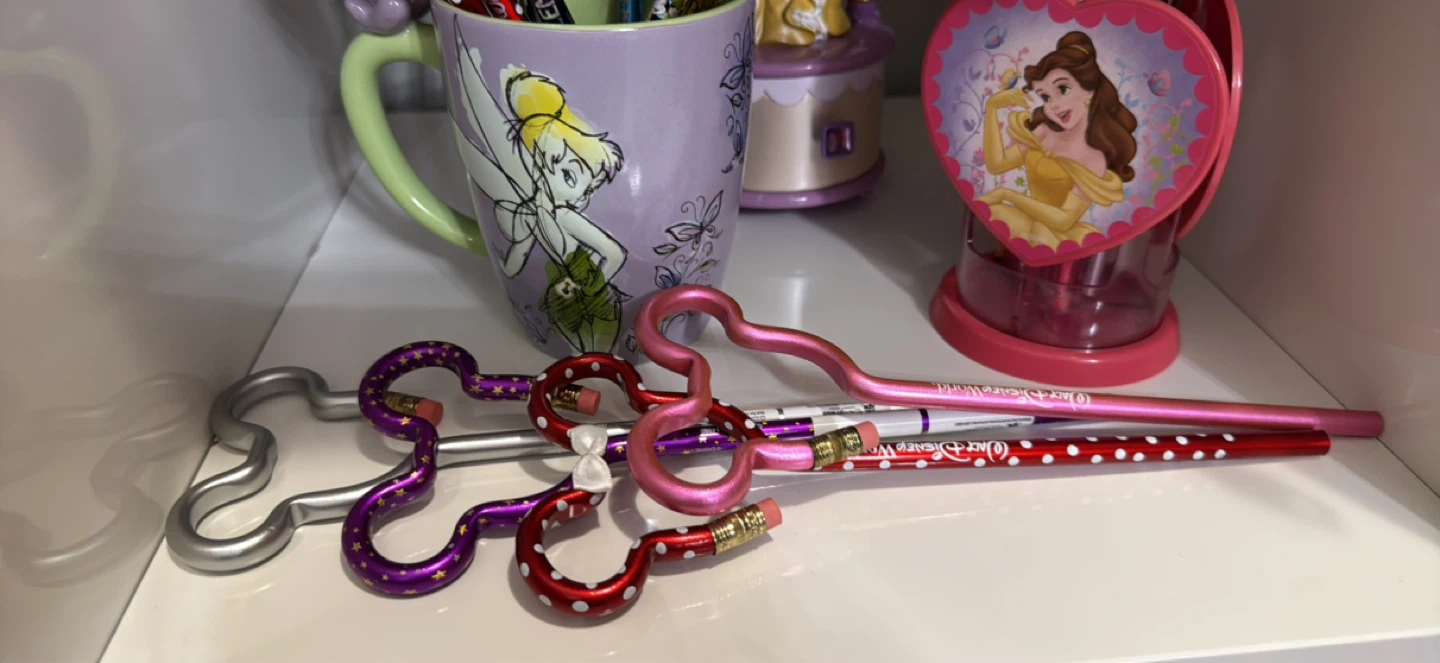 lot of Disney collectibles vanity trinket box and stationary - photo 3