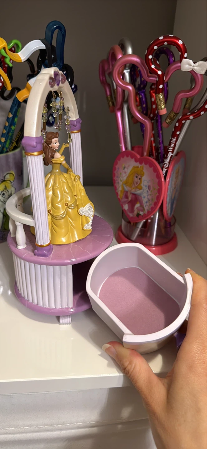 lot of Disney collectibles vanity trinket box and stationary - photo 2